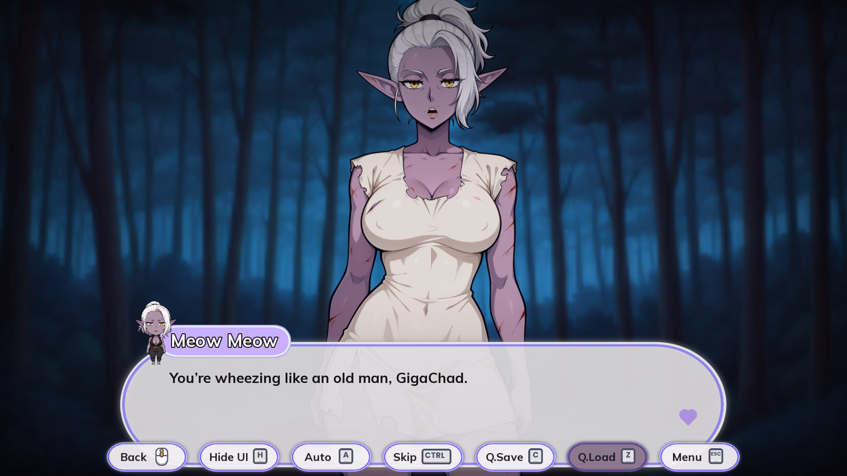 Ren'Py A Night With: Dark-Elf [Demo] [Naughty Narratives]