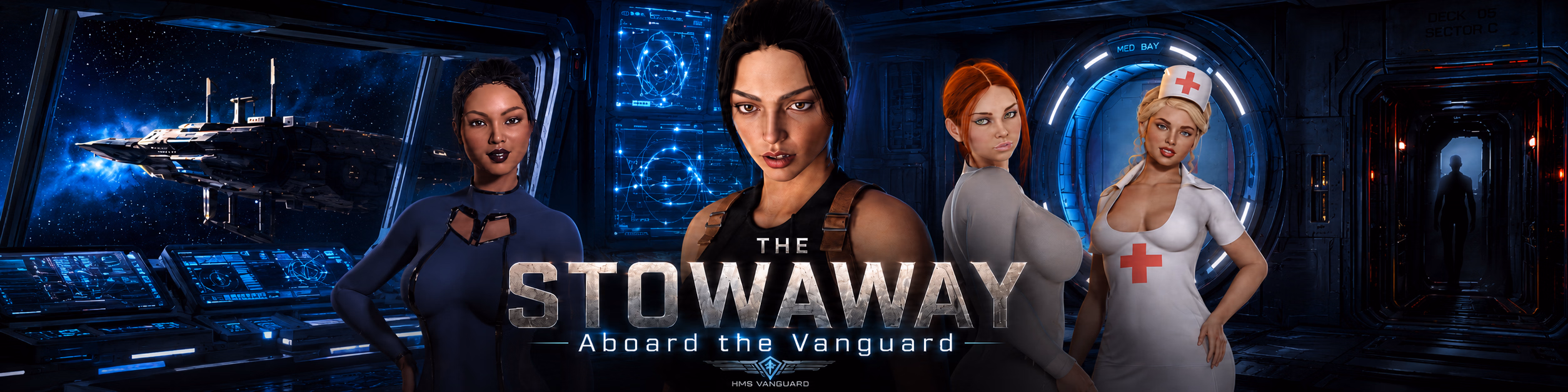 VN Ren'Py The Stowaway - Aboard the Vanguard [Demo] [Dazzling Media]