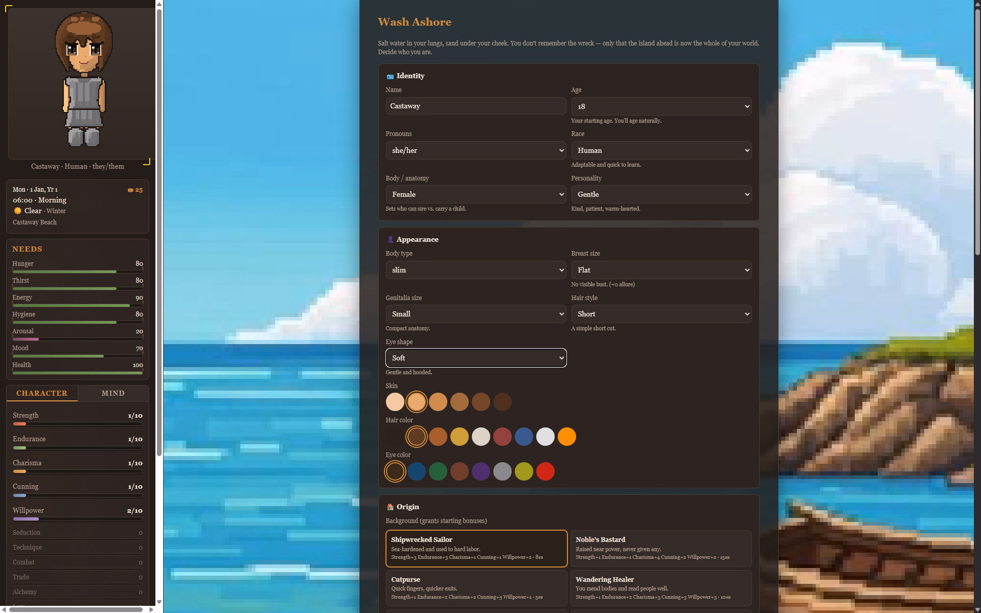 HTML Sovereign Shores [0.3.1] [Peridot]