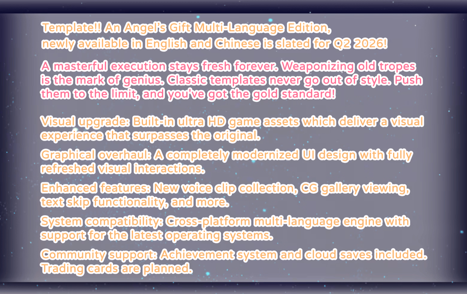 VN Ren'Py Completed Template!! An Angel's Gift [v1.0.0] [CIRCUS]