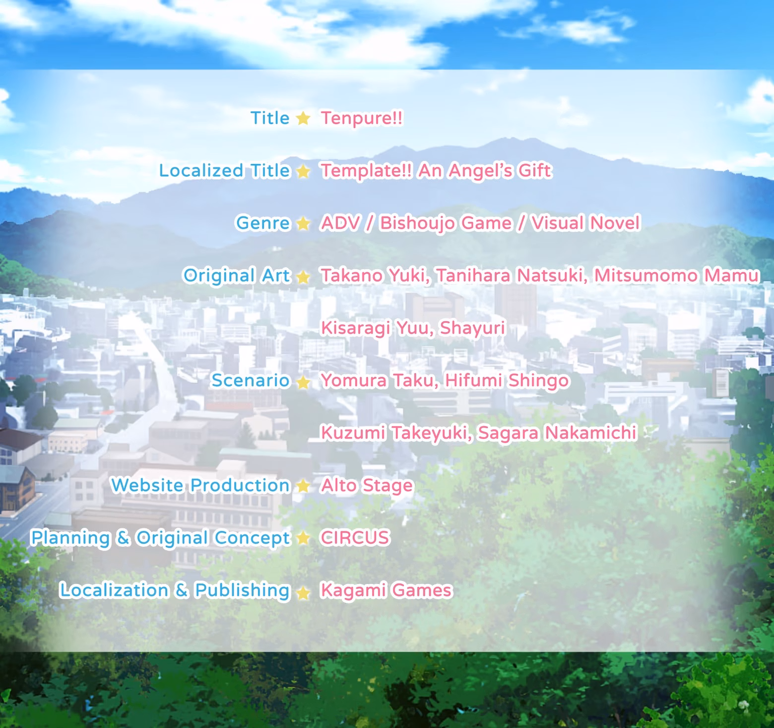 VN Ren'Py Completed Template!! An Angel's Gift [v1.0.0] [CIRCUS]