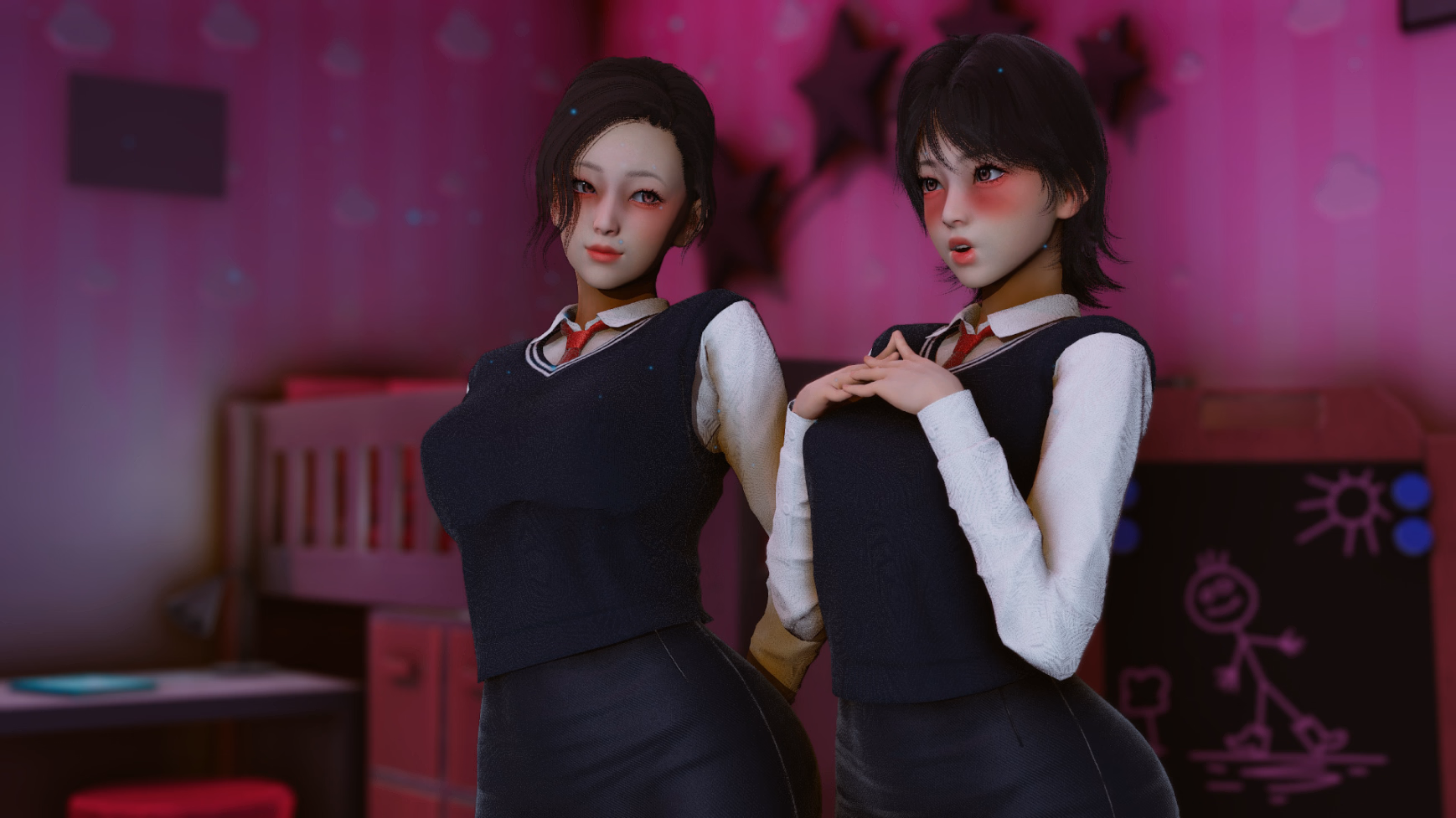 VN Ren'Py K-Tycoon [v0.1] [Cinder]