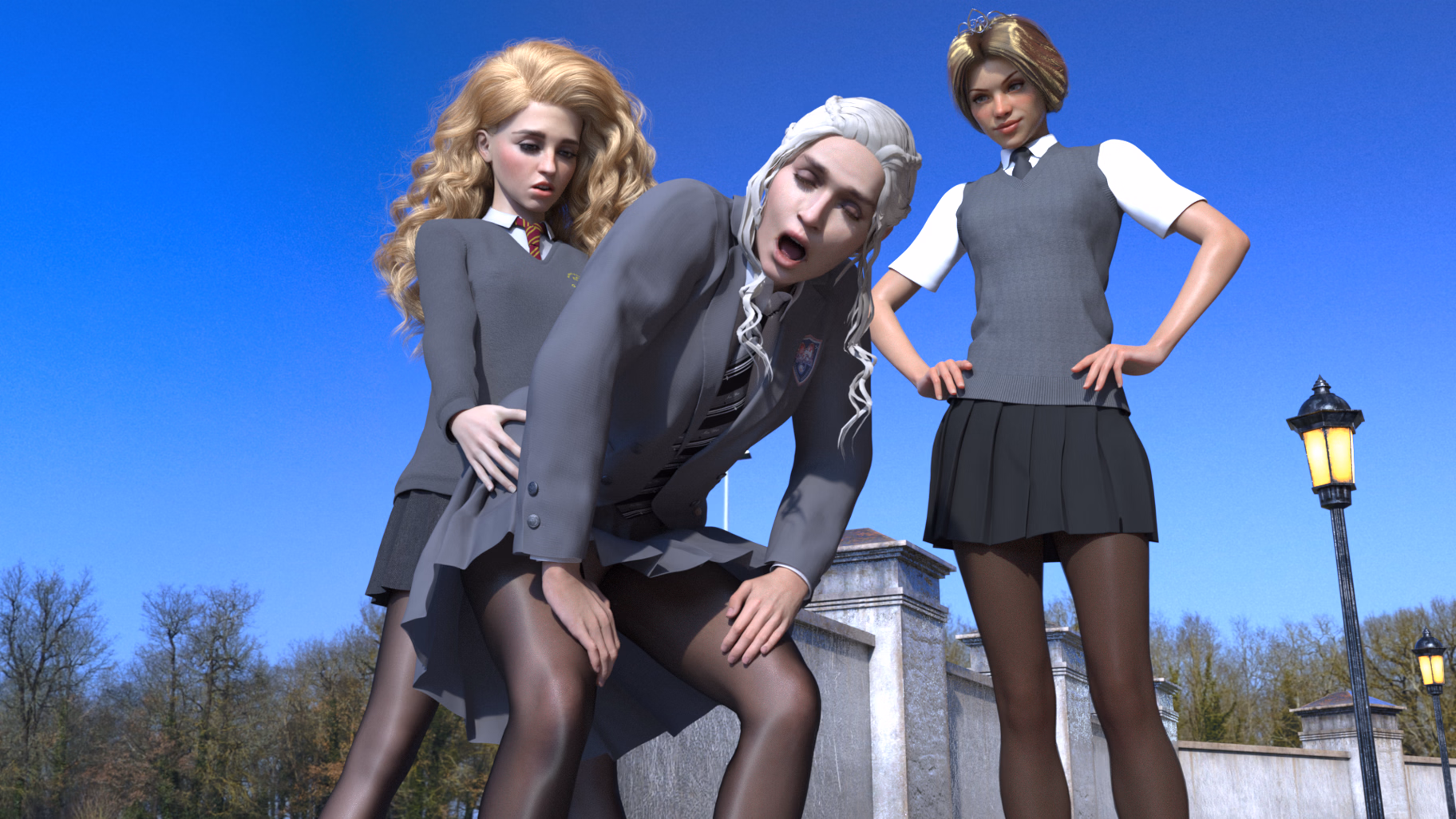 VN Ren'Py Cheeky High [v0.01] [Moon over Kara-Djigach]