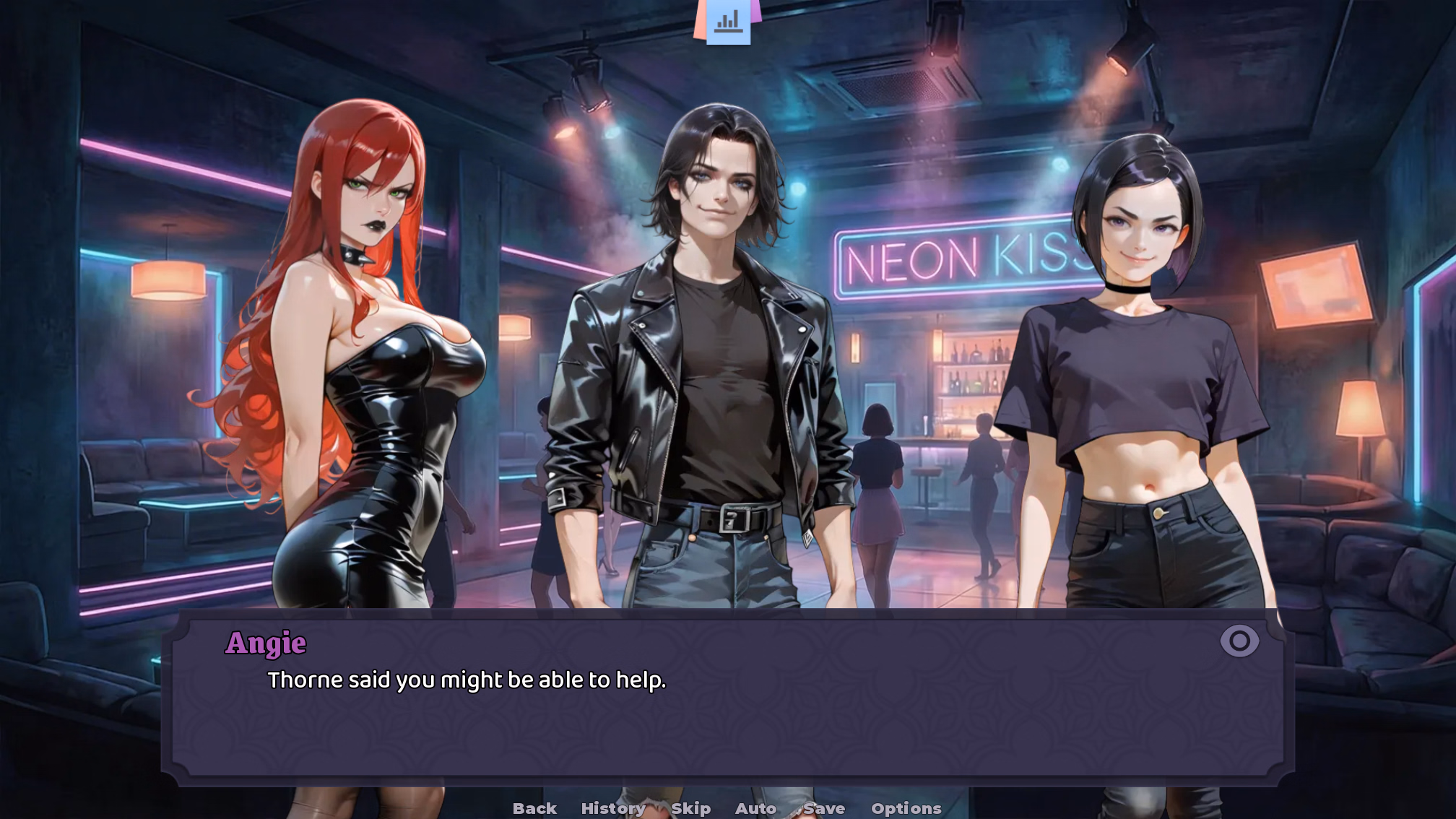 VN Ren'Py From Goth to Slut [Ch.1] [Black Widow's Web]