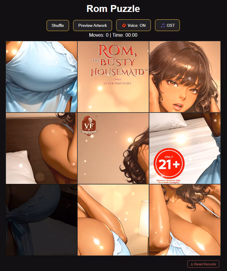 Others Rom, The Busty Housemaid - Story Puzzle Collection | F# Series [v0.1 Demo] [Velkyn Forge Studio]