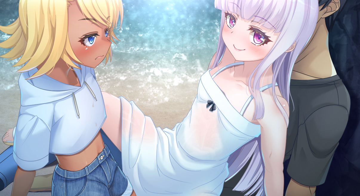 VN Others Completed Kanaete Double Wedding 2 - Umibe no Ecchi na Shinkon Ryokou [Final] [Gyaru Prince]