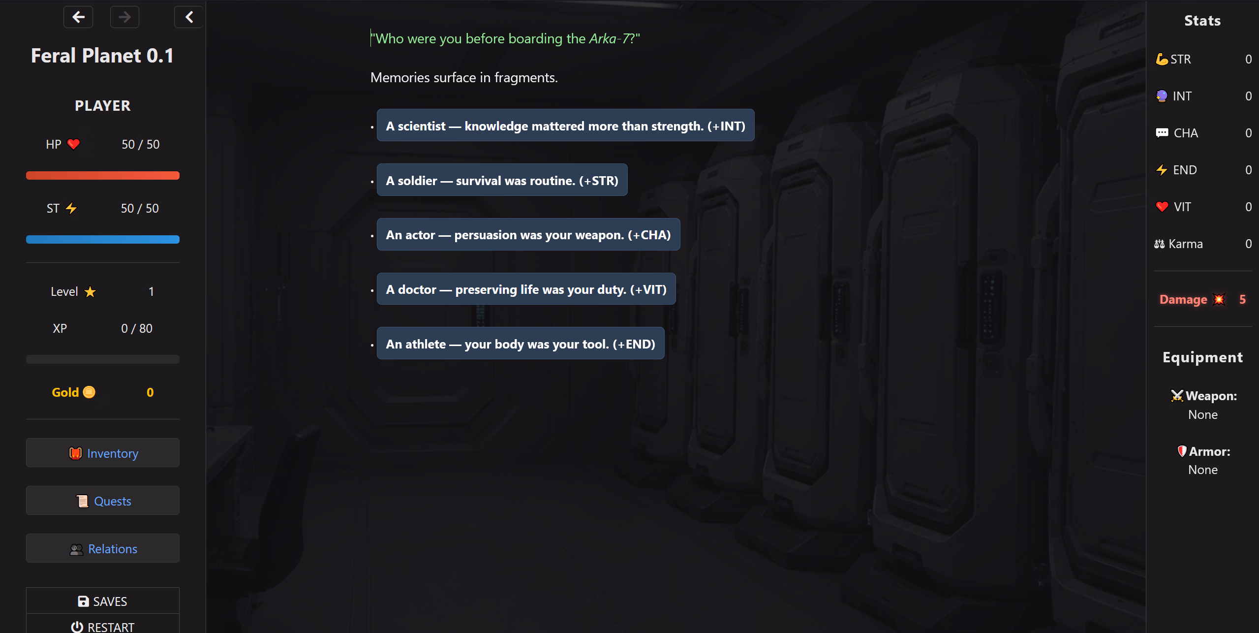 HTML Feral Planet [v0.1] [Kodrarele]