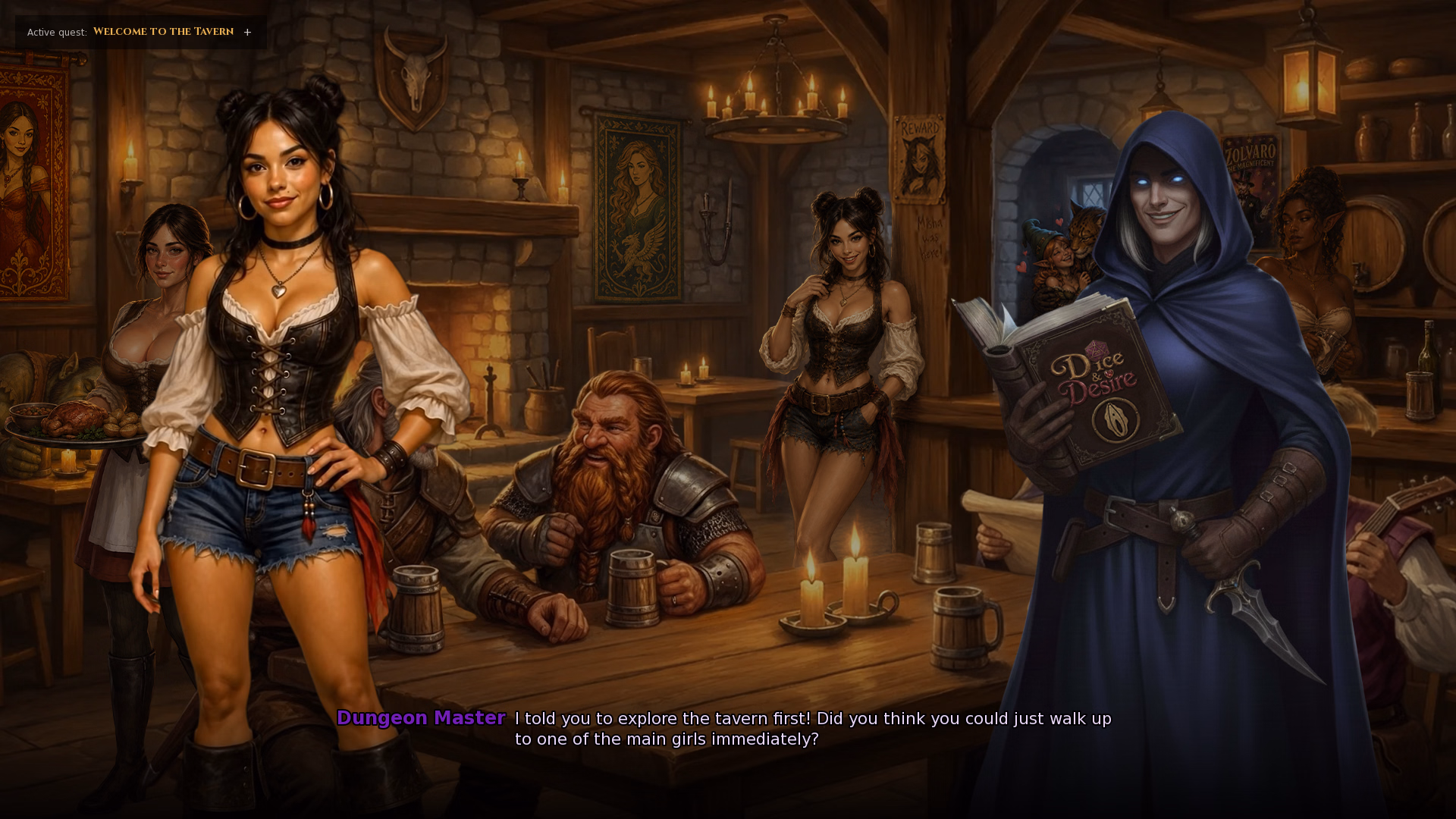 Ren'Py Dice & Desire [v0.0.1] [The Sorcerer of The Horn]