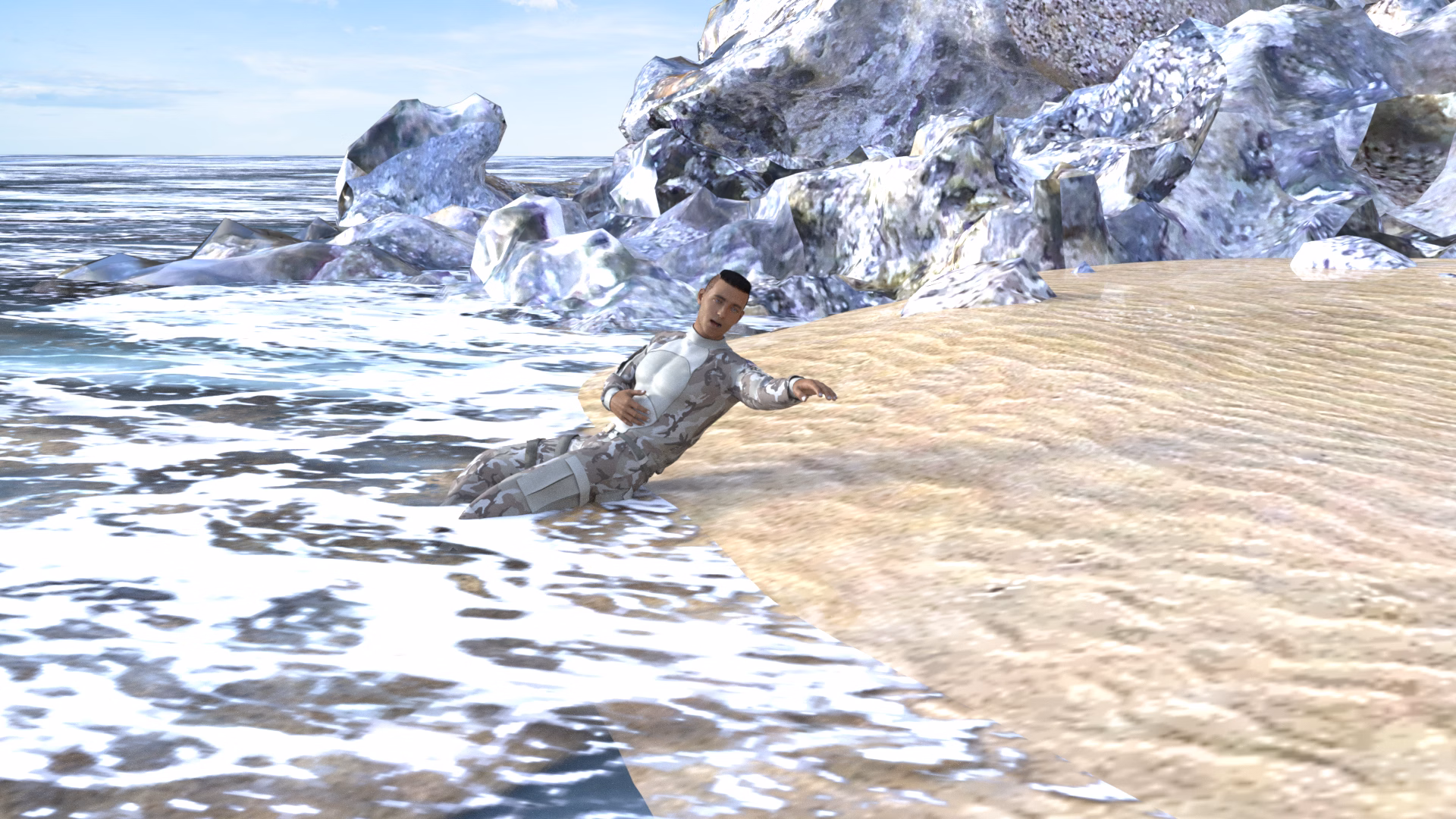 Ren'Py The Secret Island [Demo v0.01] [Phantom3D]