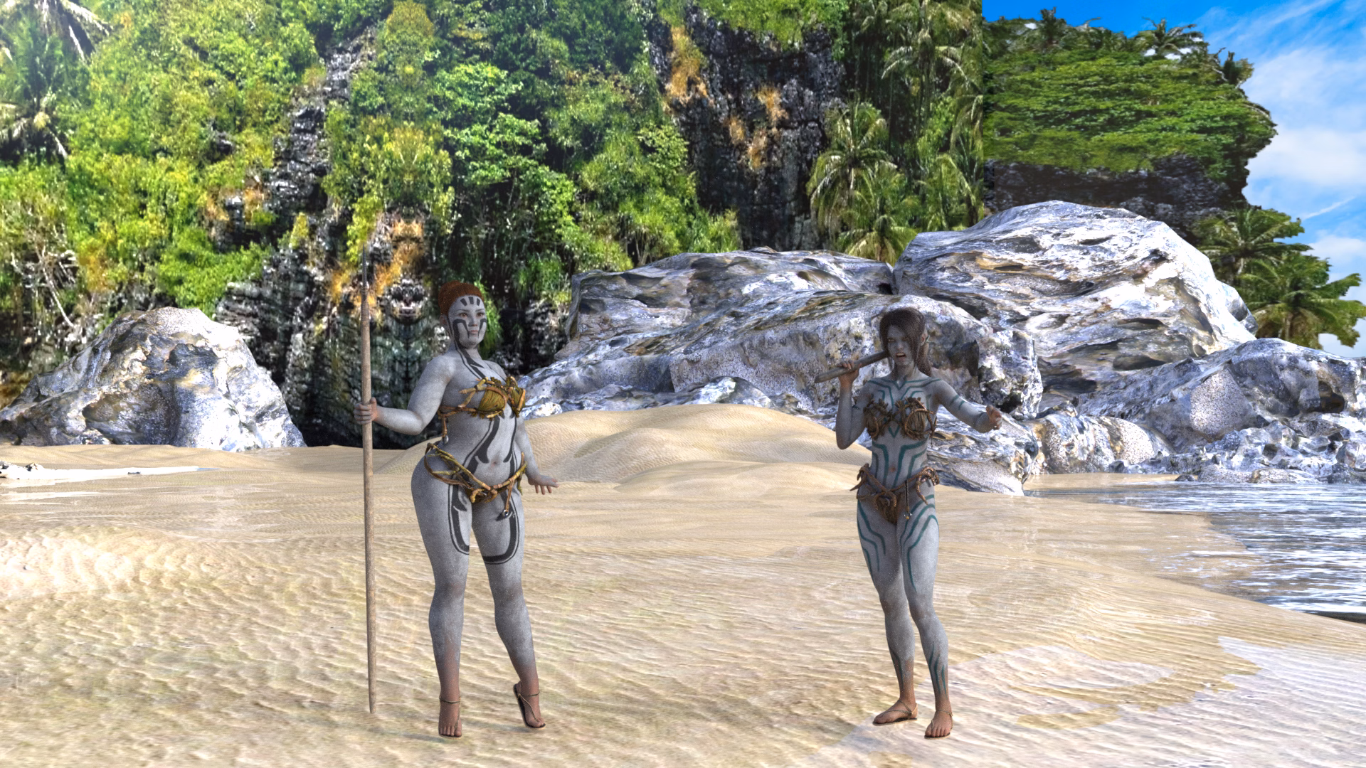 Ren'Py The Secret Island [Demo v0.01] [Phantom3D]