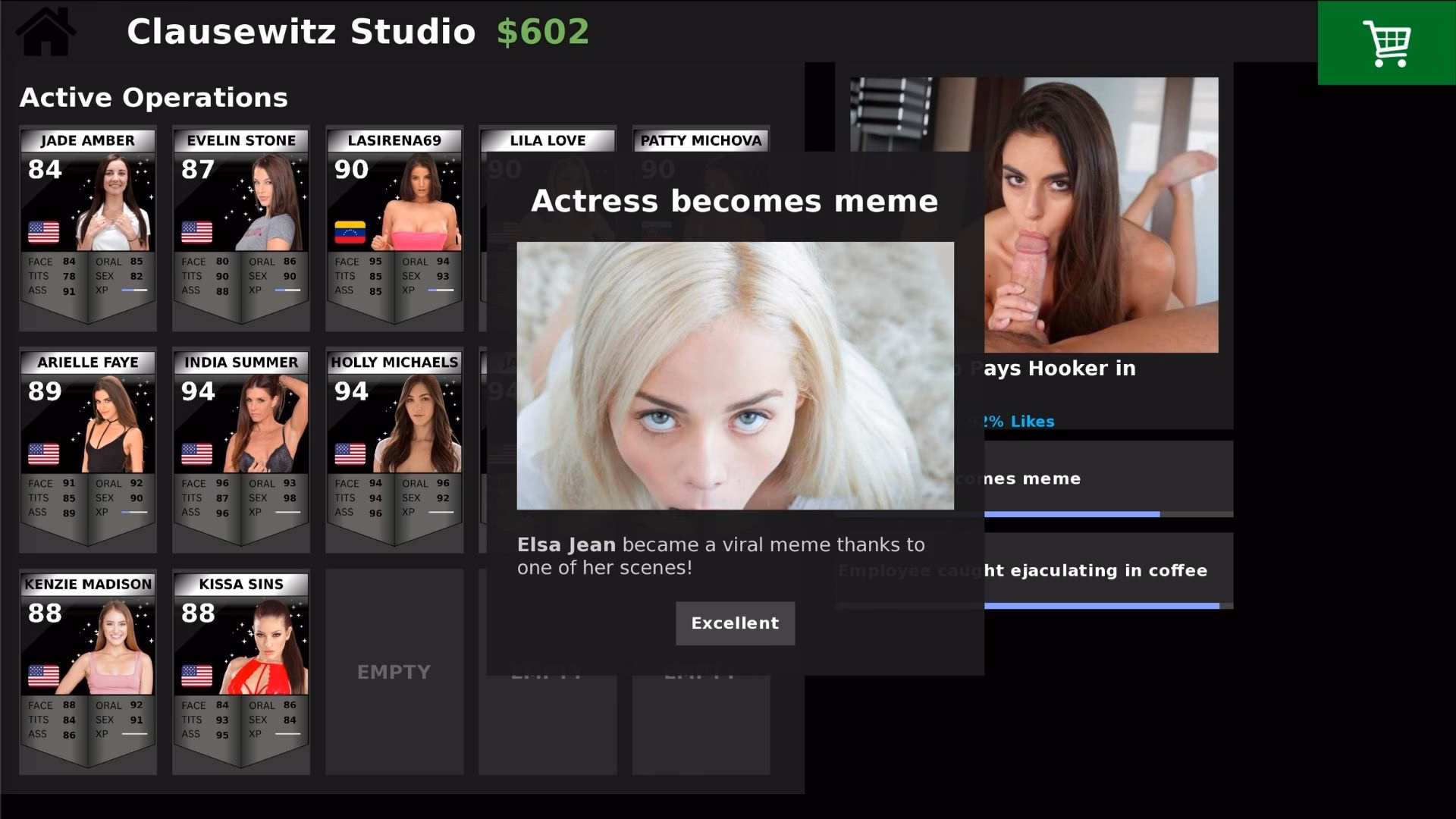 Ren'Py Pornstar Manager [v1.0] [Clausewitz]