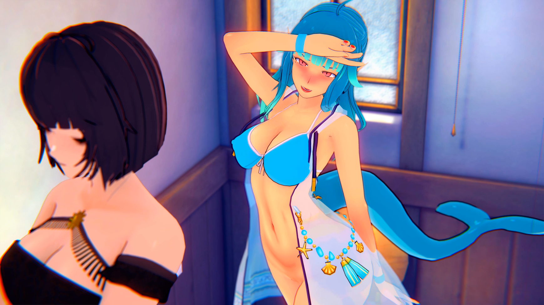 VN Ren'Py Between Two Points by Amonie [Ep.2] [Amonie]