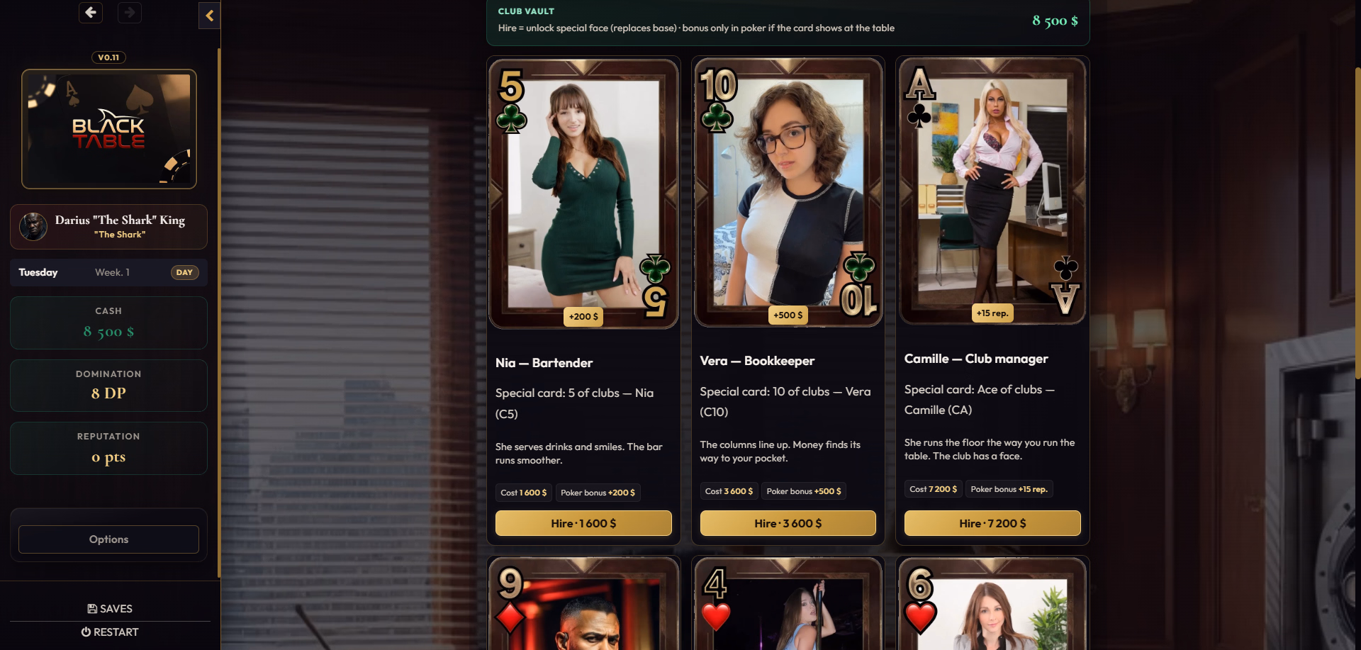 HTML Black table [v0.11] [Moltes]