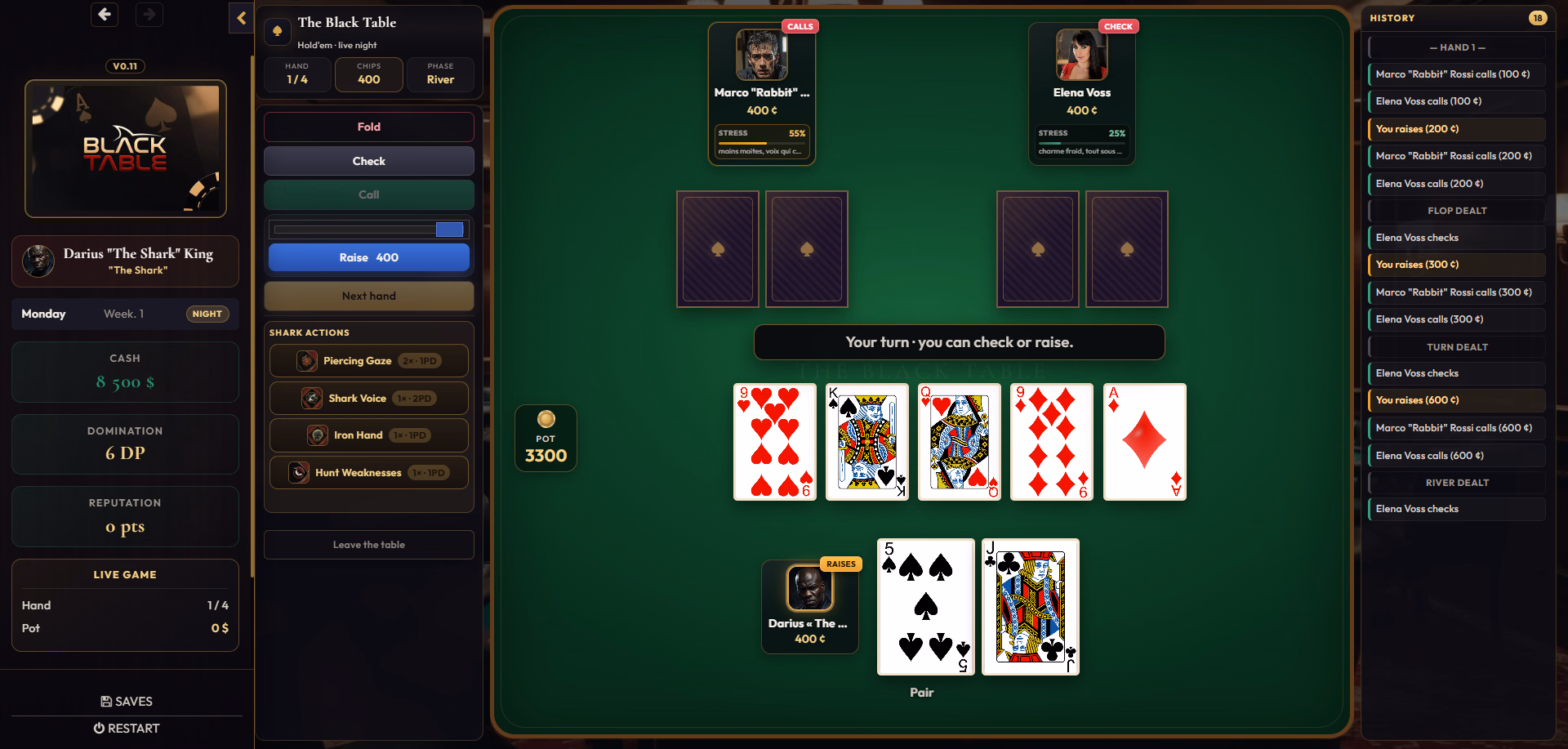 HTML Black table [v0.11] [Moltes]