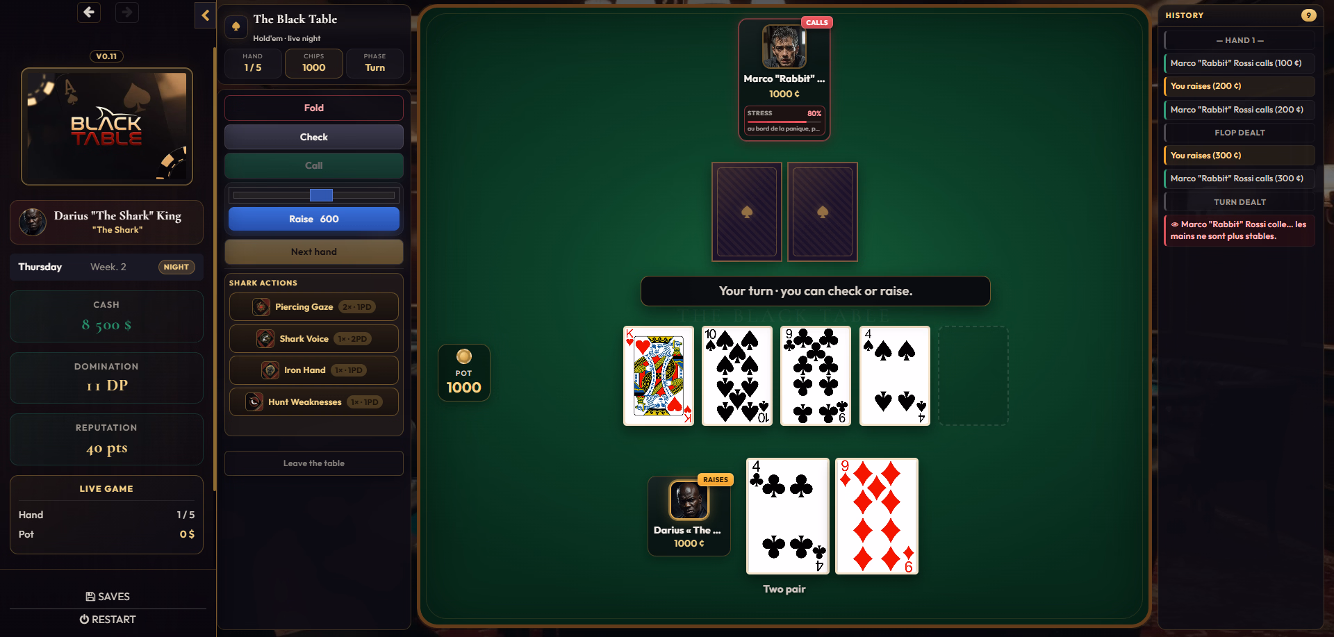 HTML Black table [v0.11] [Moltes]