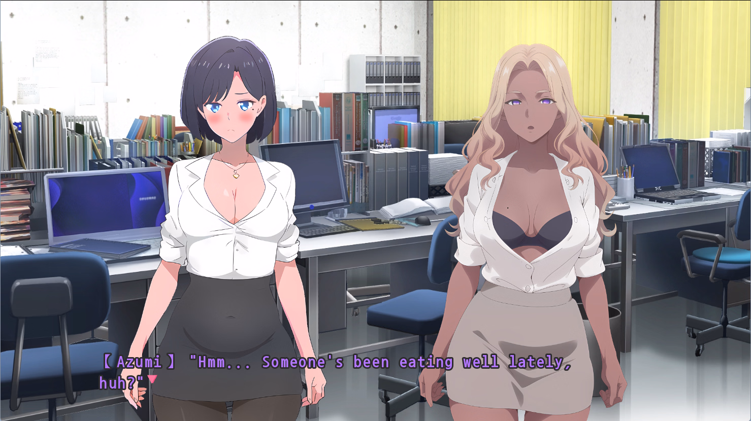 VN Ren'Py Fattening Office [demo] [eisenwg]