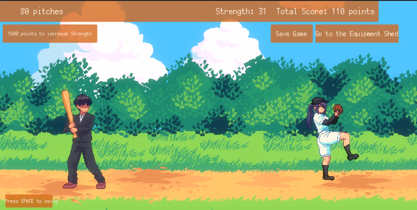 Godot Completed Sweaty Baseball Girl And Batting Challenge [Final] [Moon Cactus Knights]