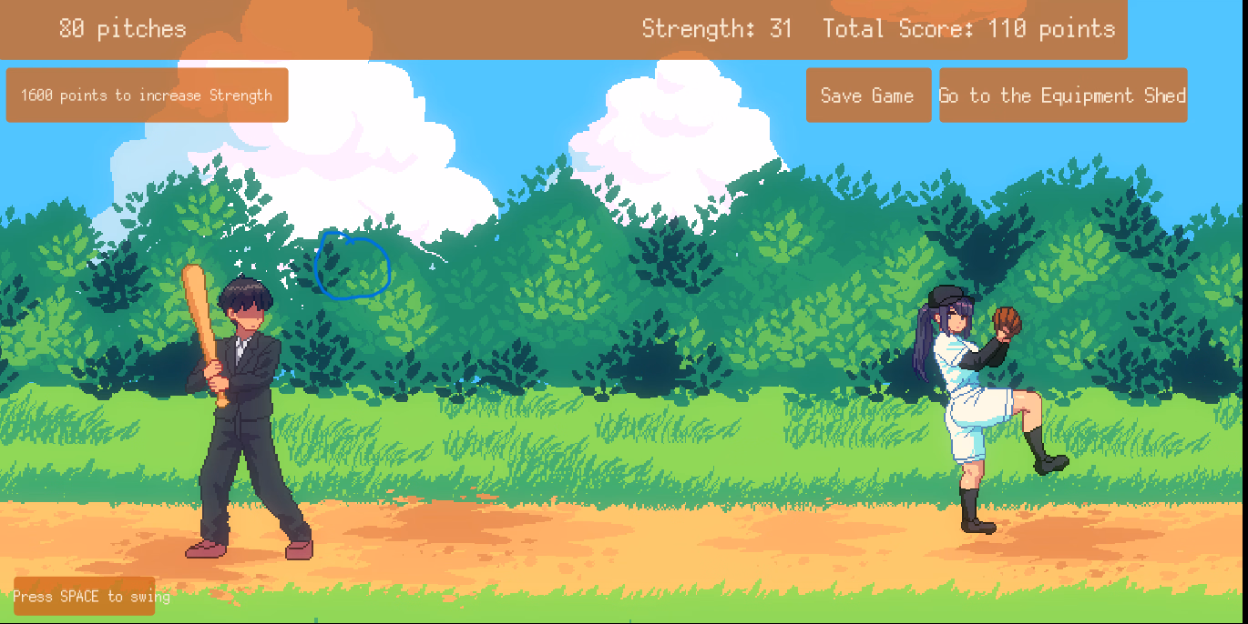 Godot Completed Sweaty Baseball Girl And Batting Challenge [Final] [Moon Cactus Knights]