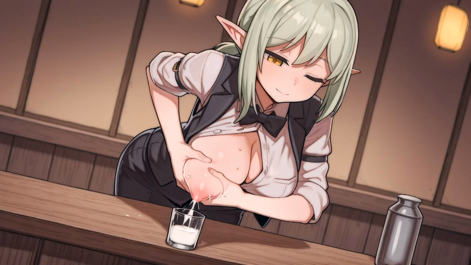 VN Ren'Py Bartender: Moonlight Host [Demo] [DoujinSoft]