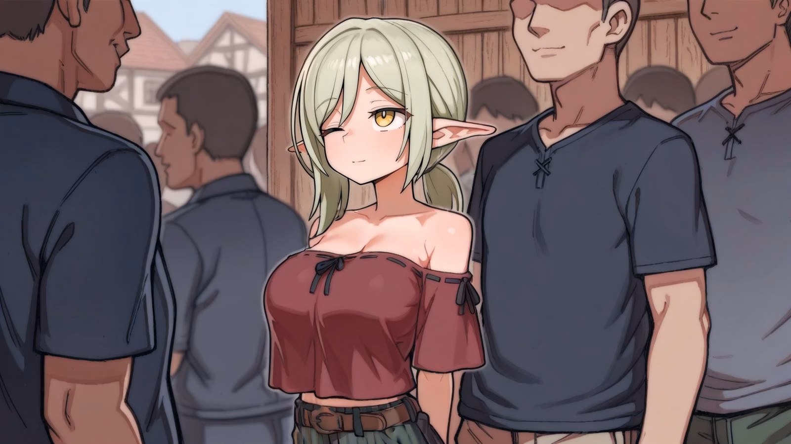 VN Ren'Py Bartender: Moonlight Host [Demo] [DoujinSoft]