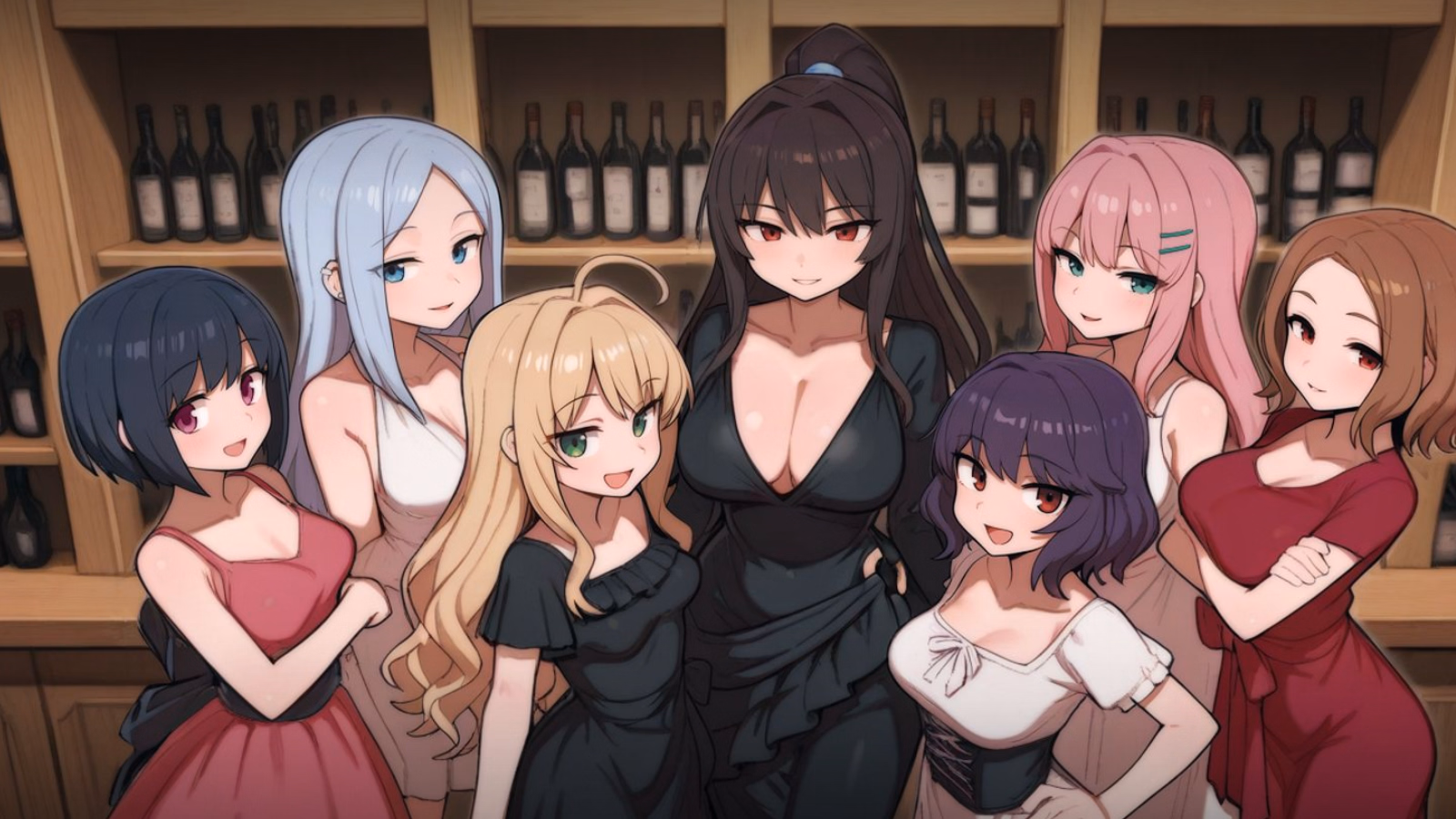 VN Ren'Py Bartender: Moonlight Host [Demo] [DoujinSoft]