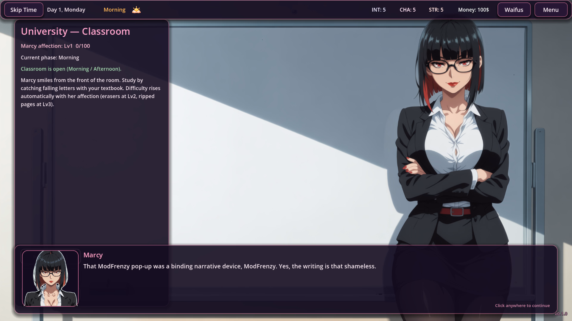 Godot IsekAI Dating Sim: A ModFrenzy Universe Story [v0.1.1] [ModFrenzy]