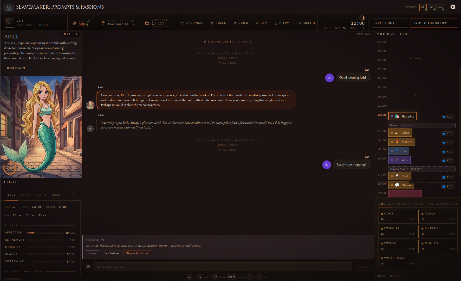 Others SlaveMaker: Prompts and Passions [v0.10.0] [kozosmdev]