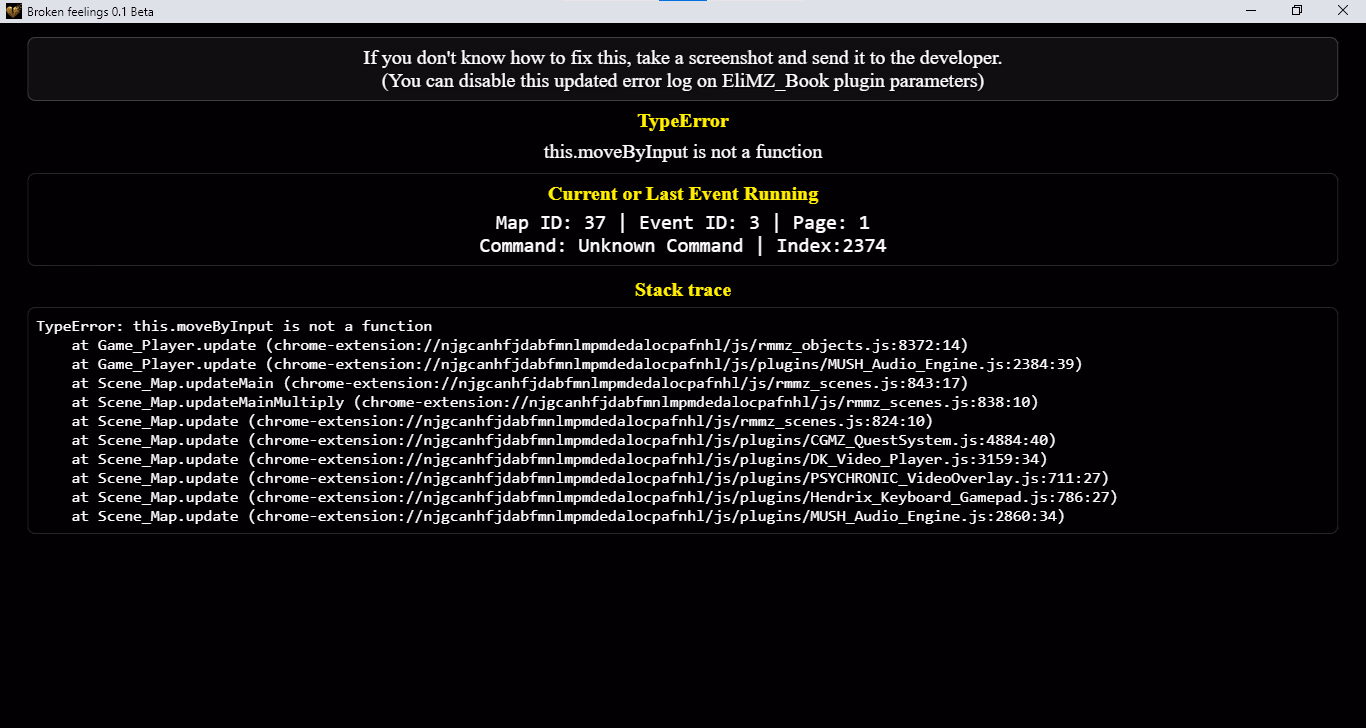 RPGM Broken feelings [v0.1] [Holeitsall]