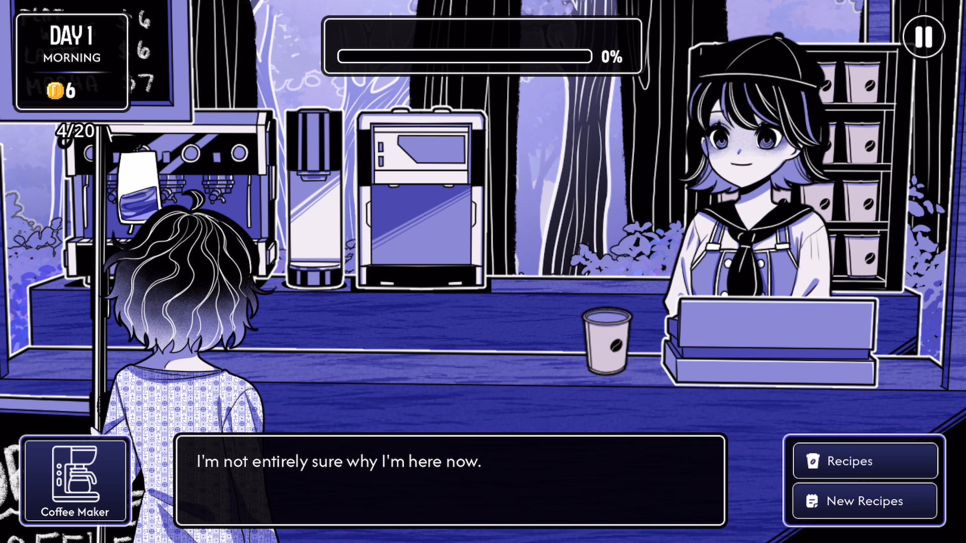 Godot Anomaly Cafe [v0.1] [HoruBrain]