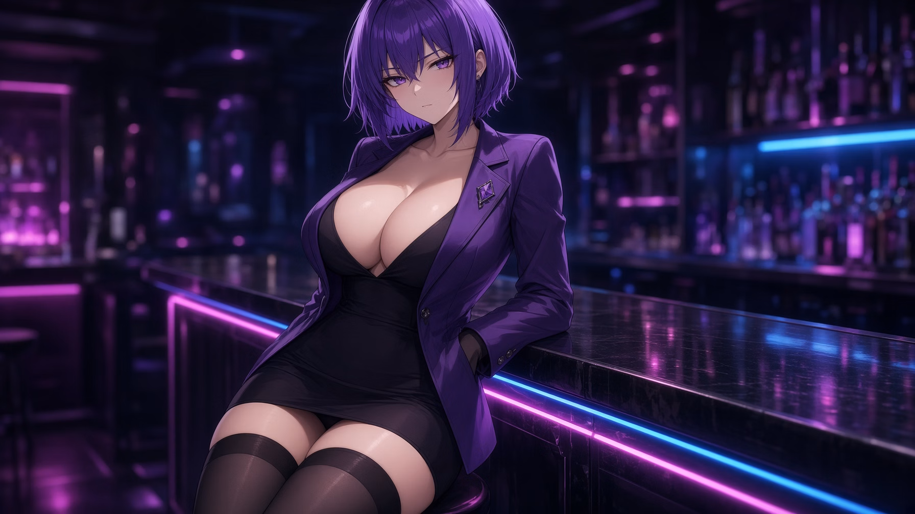 VN Ren'Py Neon Vice: Riley's Corruption [v0.0.1] [PixelHax0r]