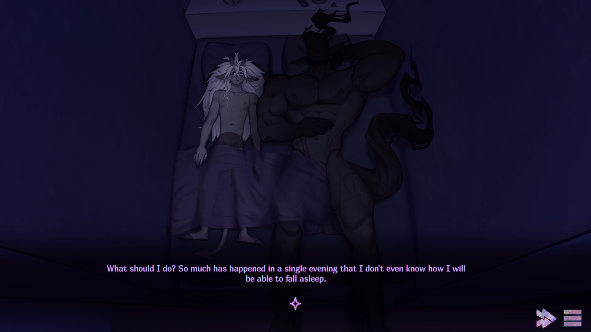 VN Ren'Py King-Sized Roommate [v1.0 Early Access] [Mystery Jam]