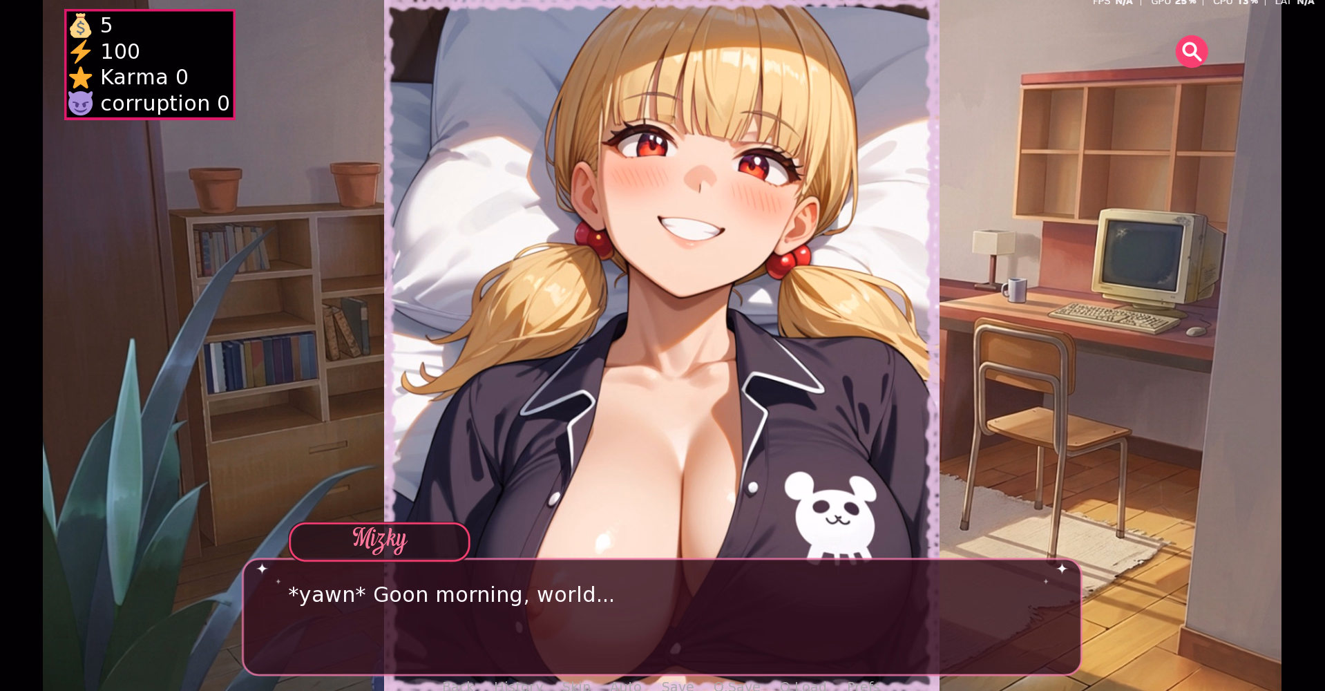 Ren'Py The Daily Chronicles of Mizky [DEMO] [CUMulosDream]