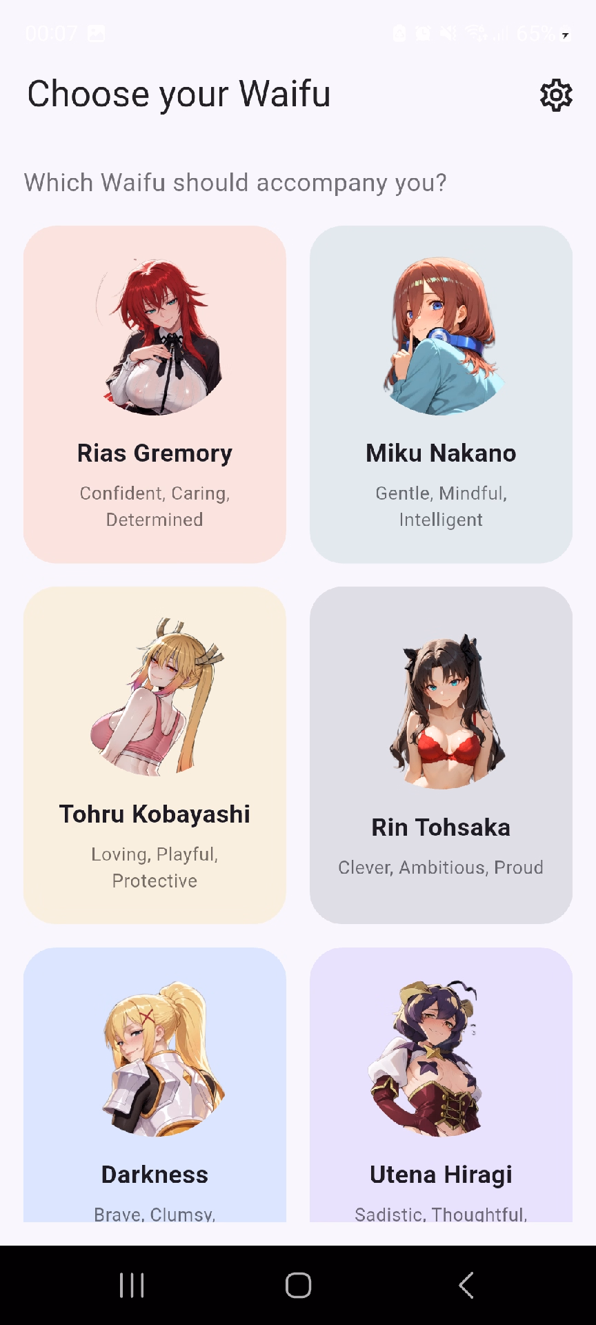 Unity Waifu Select [V1.0] [GHyperon]