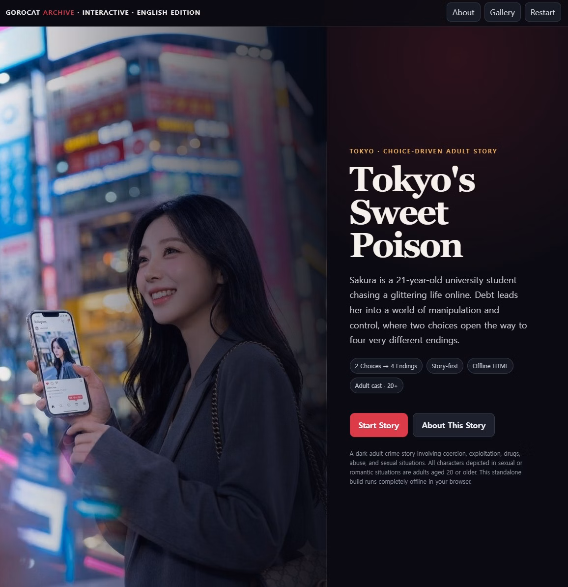 HTML Tokyo's Sweet Poison [v1.0] [GOROCAT ARCHIVE]