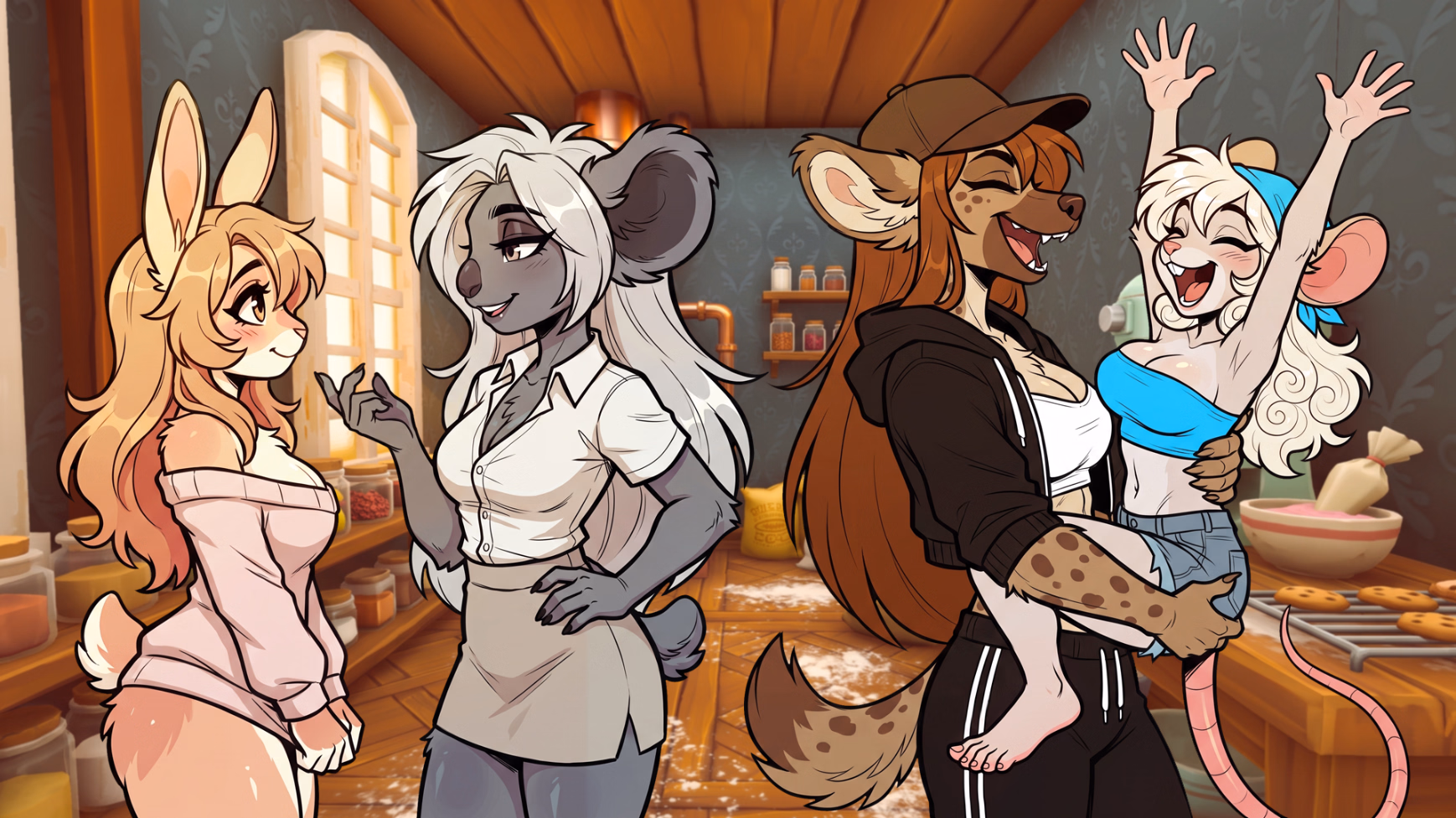 Ren'Py Our Purrfect Cafe [v1.0.0] [PixieFroggie]