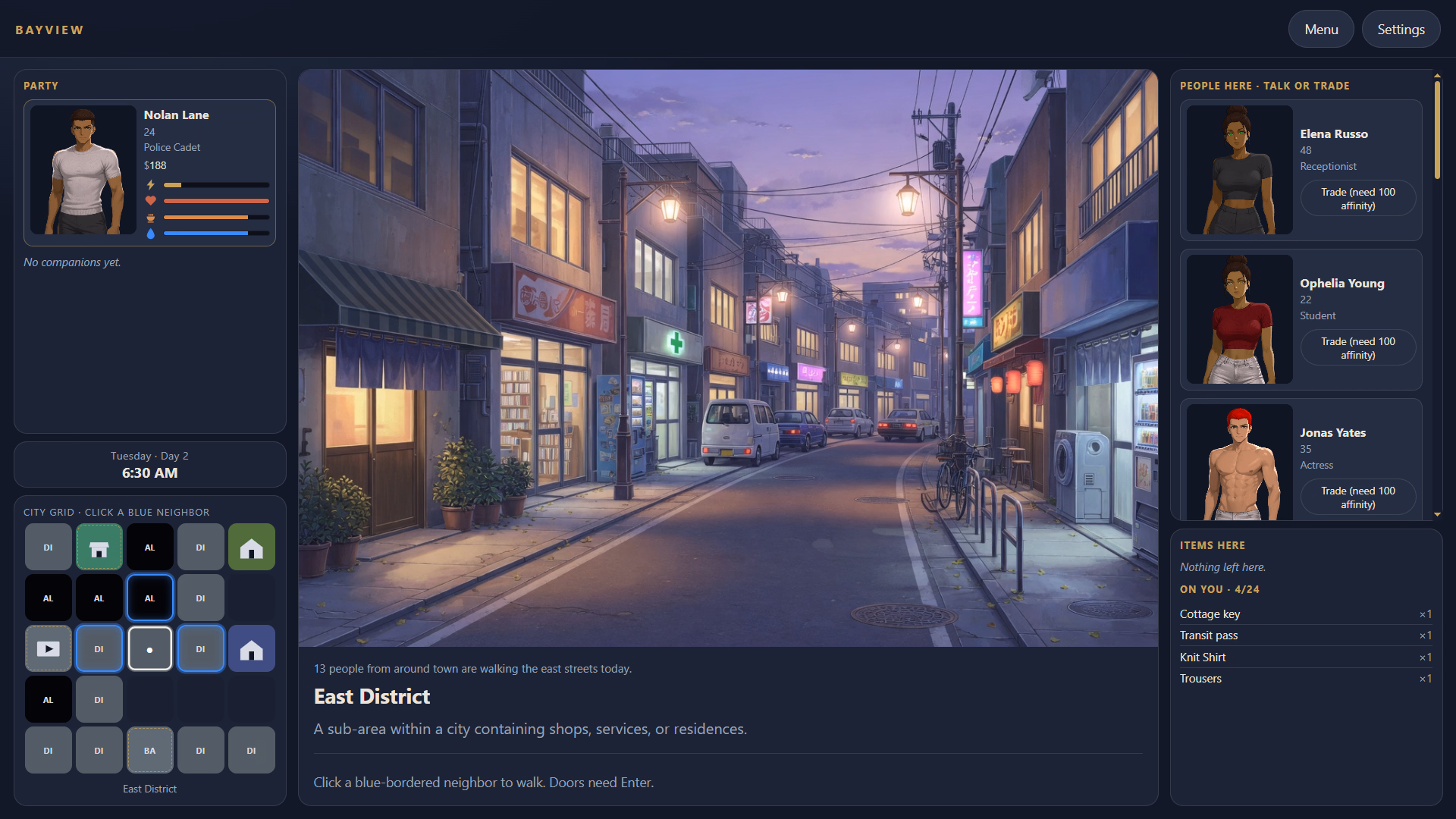 HTML Bayview City [v0.1.0] [LubricatedKitty]