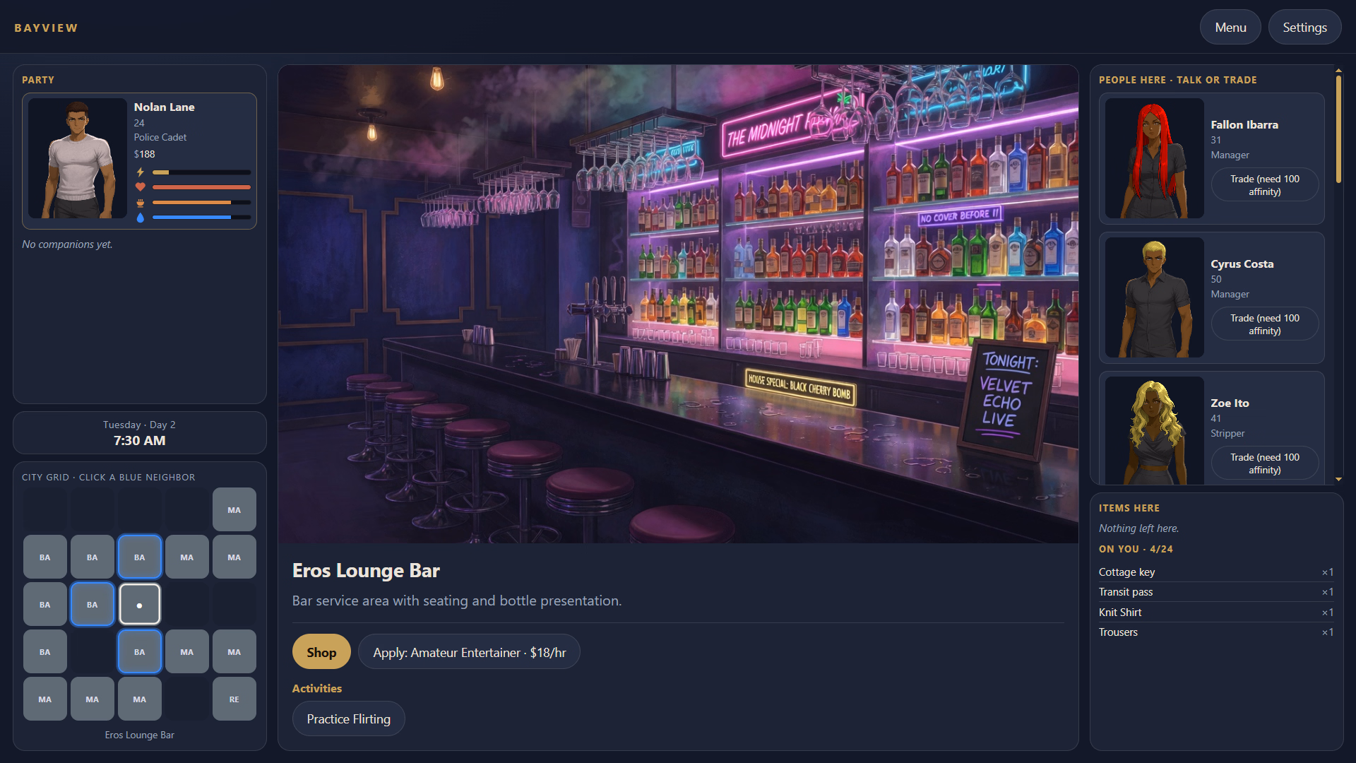 HTML Bayview City [v0.1.0] [LubricatedKitty]