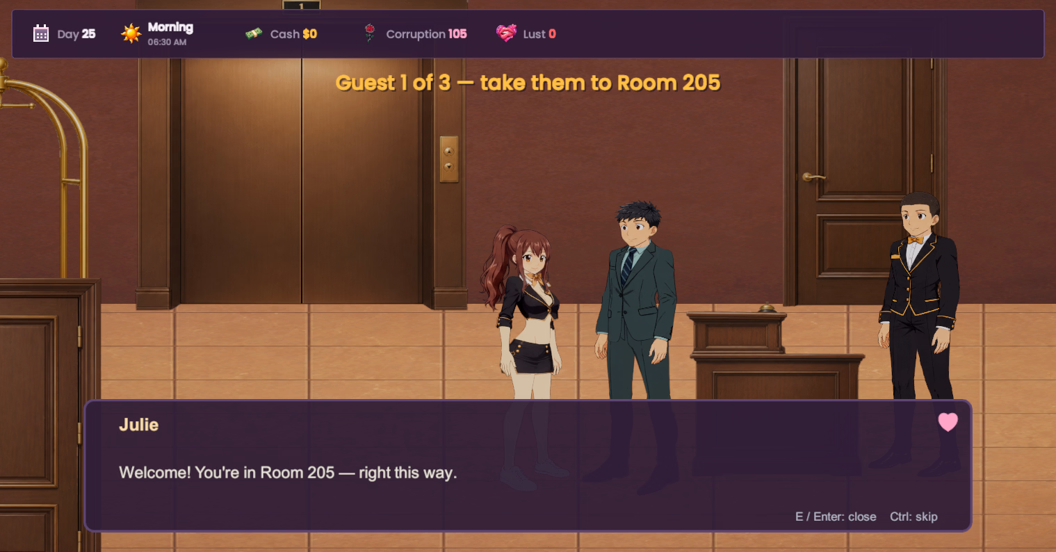 Unity Hotel Corruption [v0.1] [BeanieOwl]
