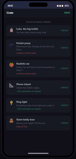 HTML Gay Phone [v1.4] [Lonely Watch]