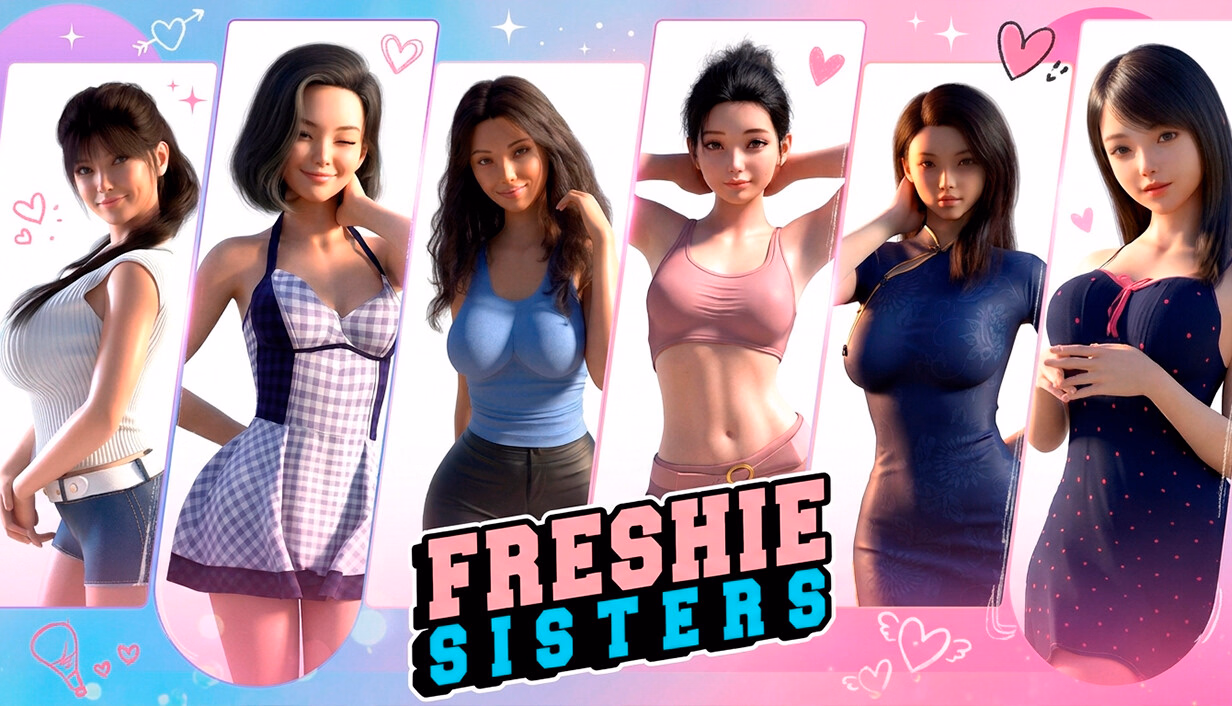 VN Ren'Py Completed FRESHIE SISTERS [Final] [Bimbo Sisters Games]