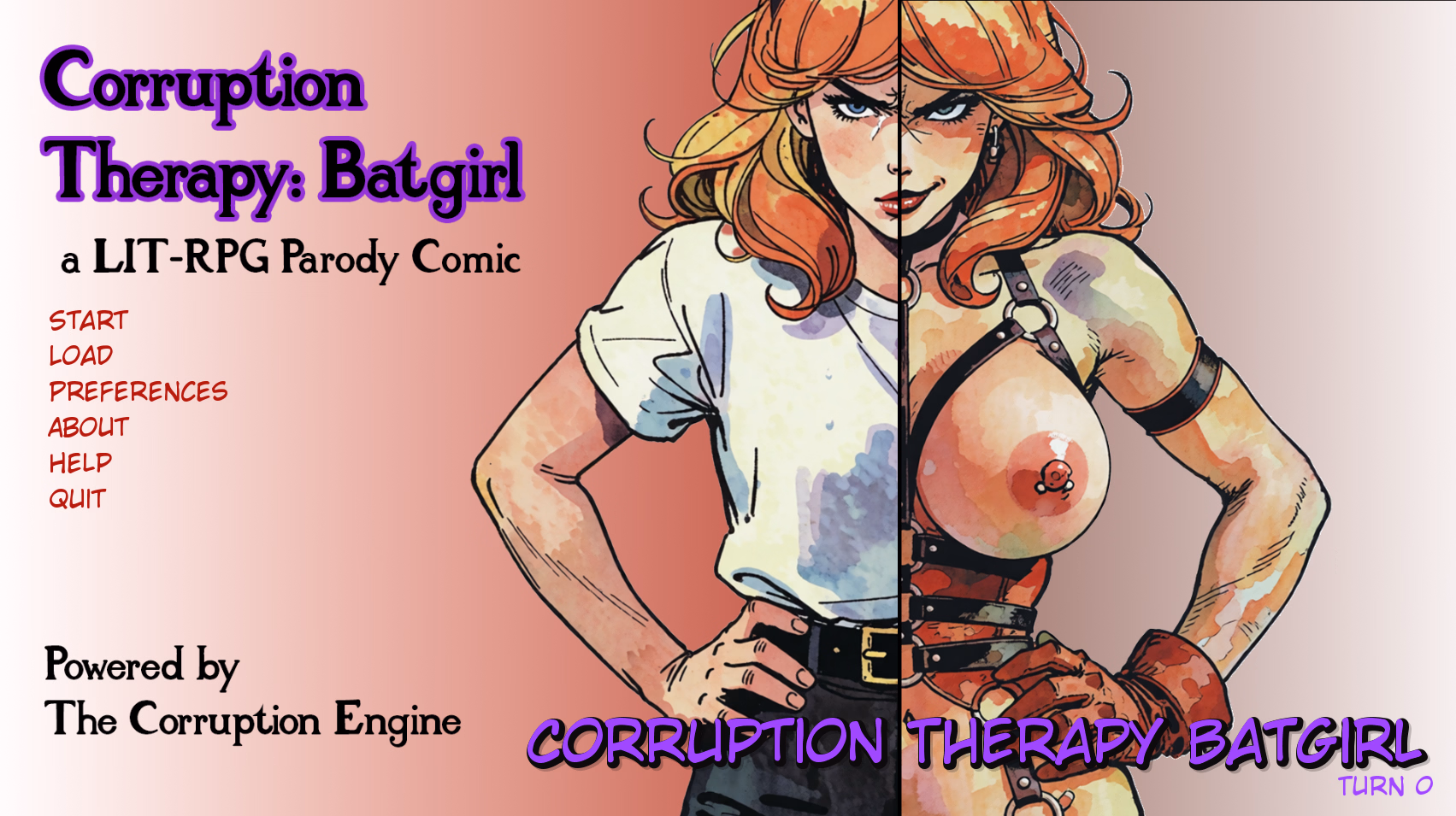 VN Ren'Py Corruption Therapy: Batgirl [Turn: 0] [Domoroboro]