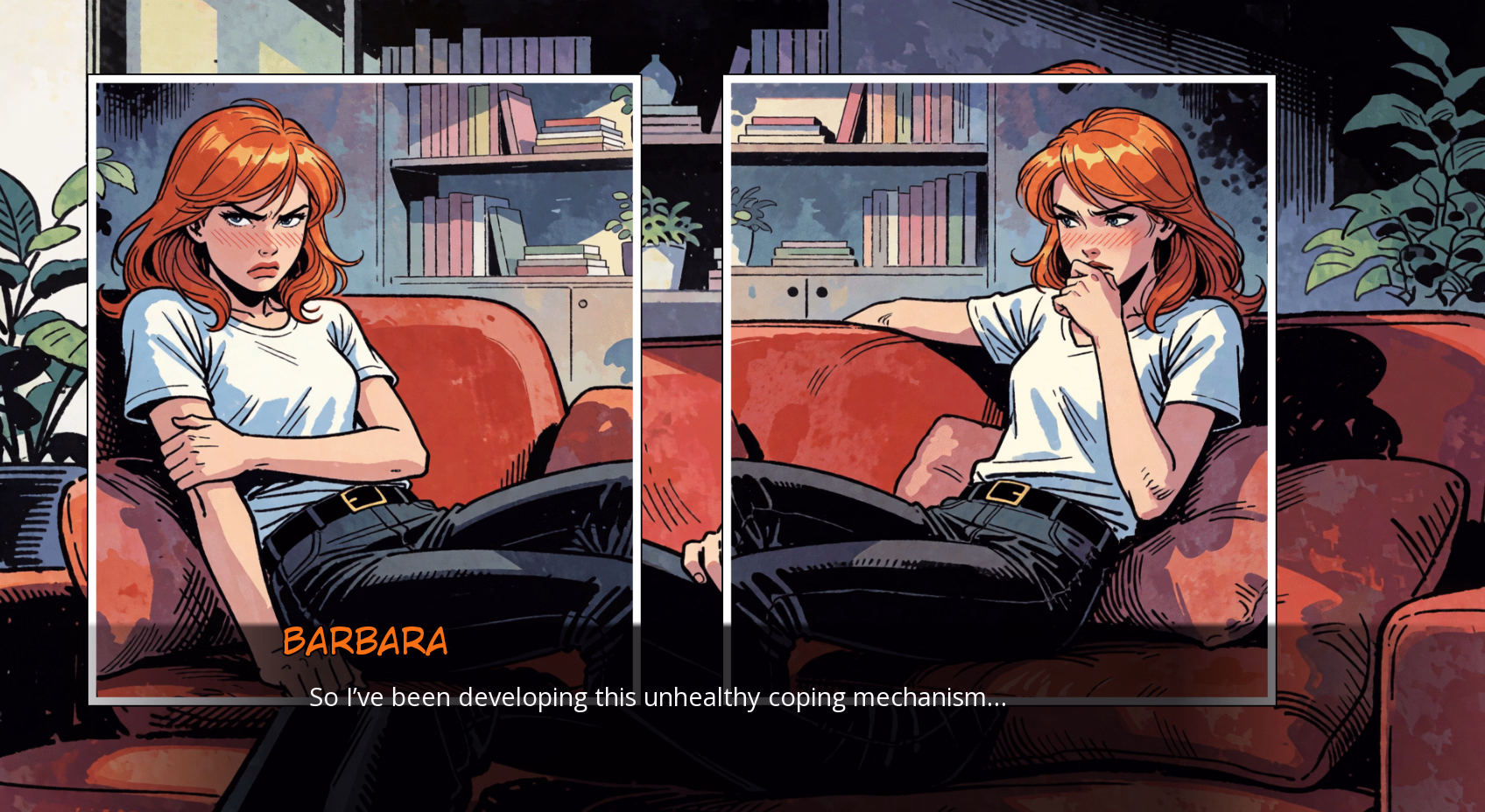 VN Ren'Py Corruption Therapy: Batgirl [Turn: 0] [Domoroboro]