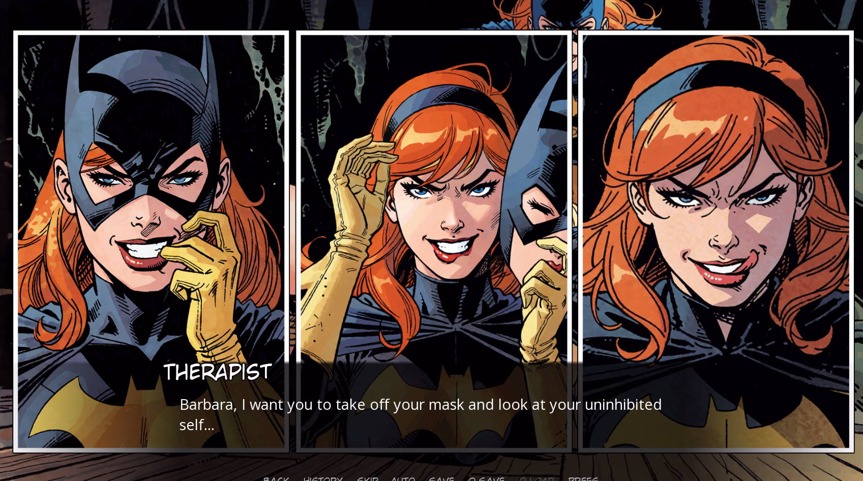 VN Ren'Py Corruption Therapy: Batgirl [Turn: 0] [Domoroboro]
