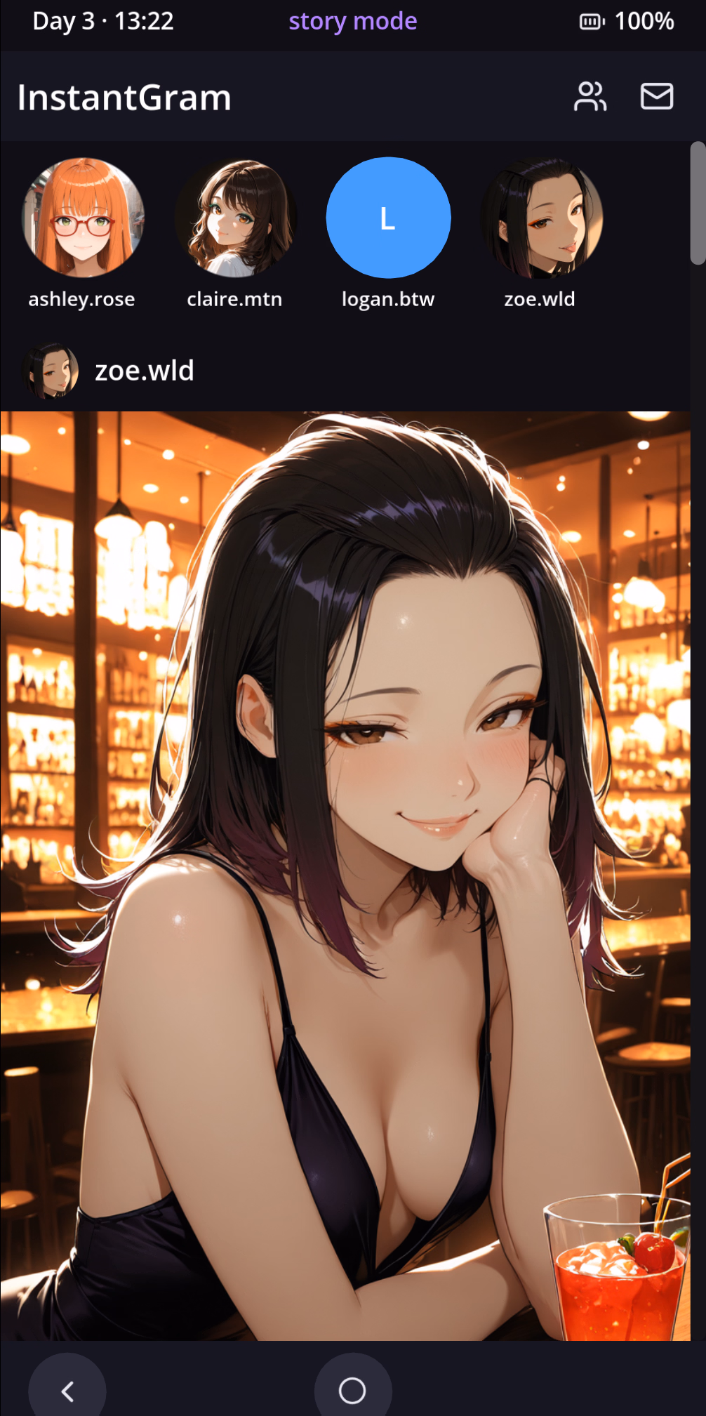 VN Godot Weird Life Phone (NTR/NTS) [v0.40] [OzShrimpDev]