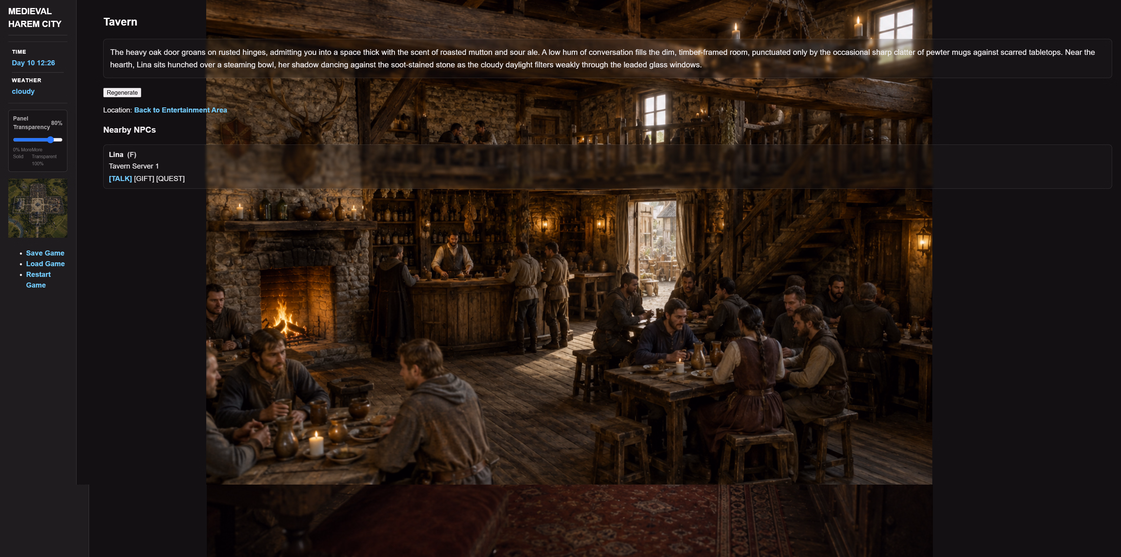 HTML Medieval Harem City [v0.3] [MHC-Project]