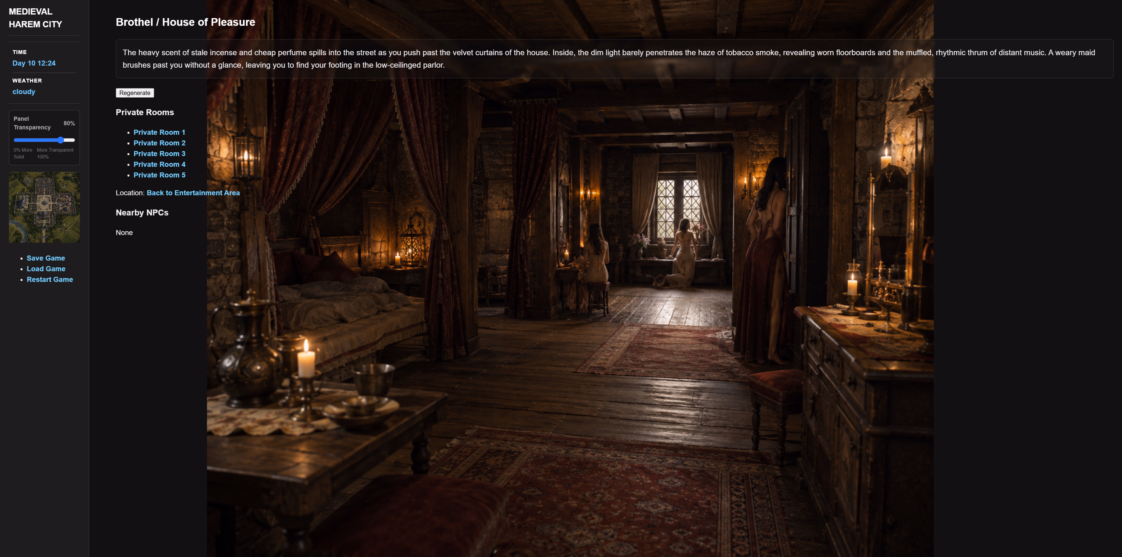 HTML Medieval Harem City [v0.3] [MHC-Project]