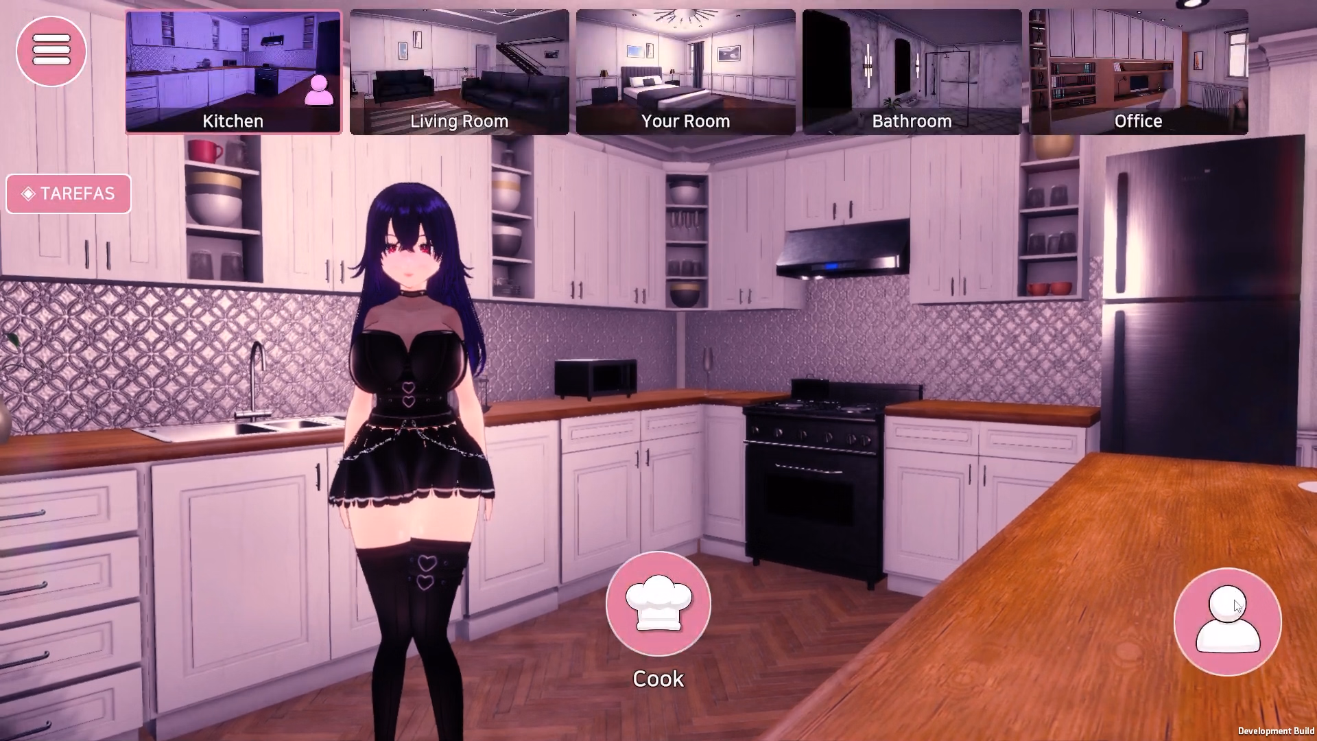 Unity My Goth Roommate [v1.0 Demo] [Sweet Heart Games]