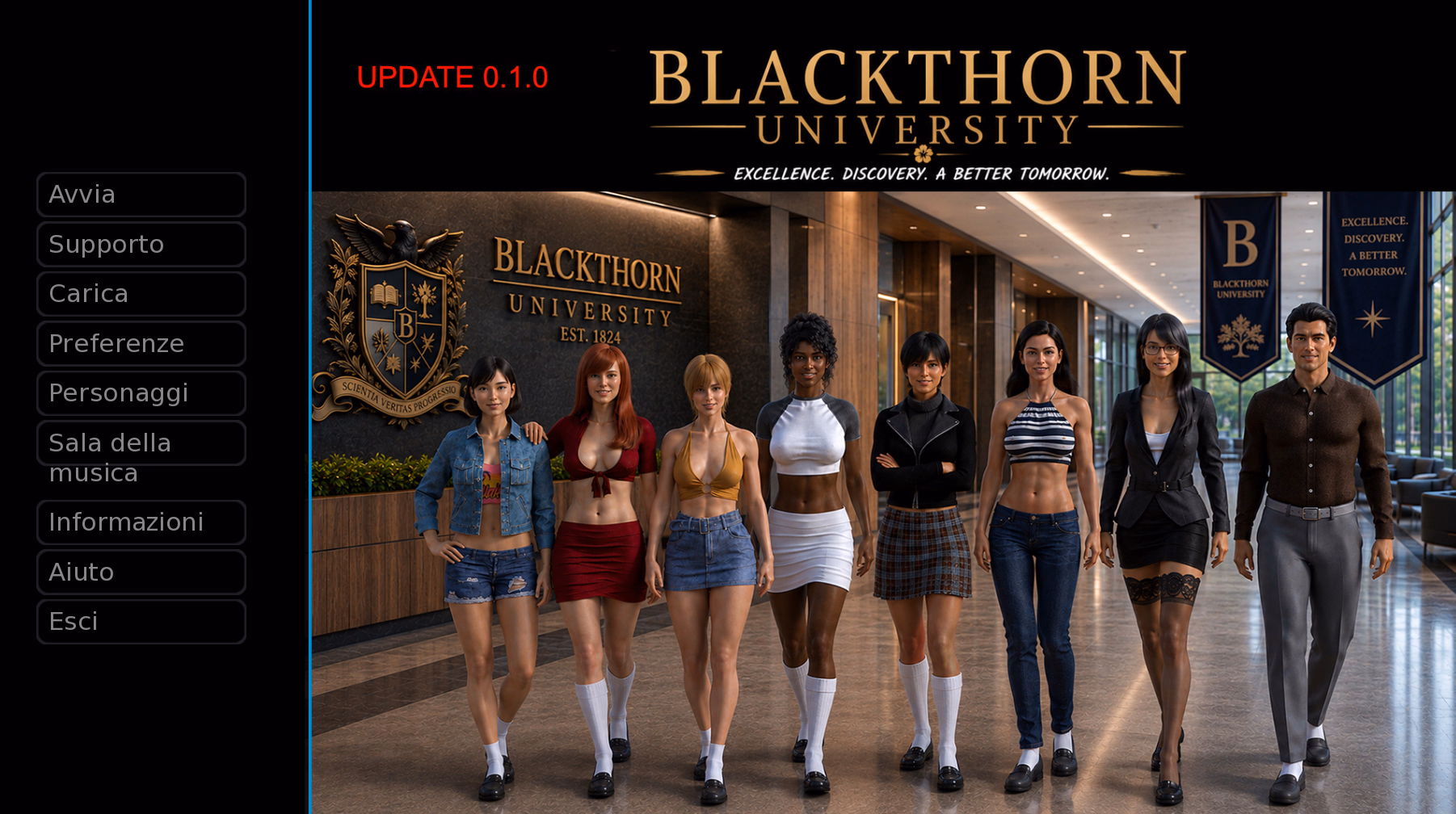 VN Ren'Py Blackthorn University [v0.1] [Doctor Pervic]