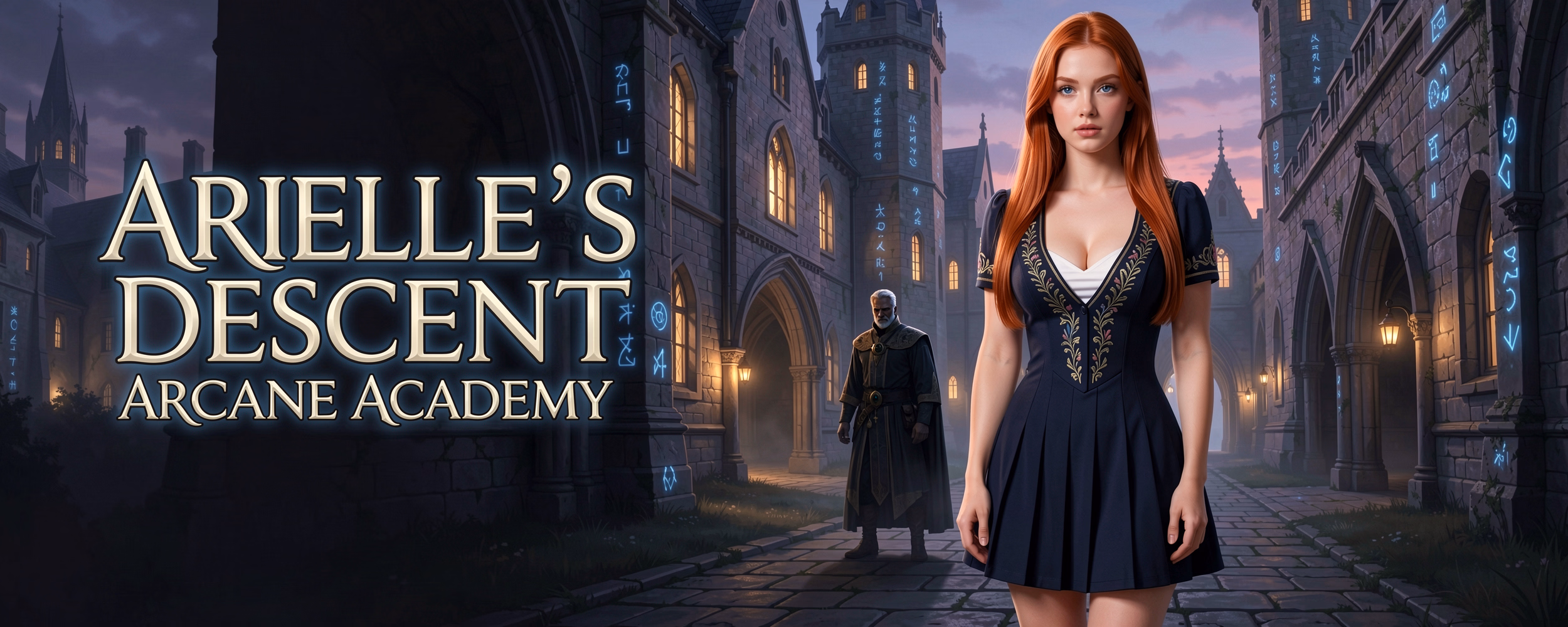 RPGM Arielle's Descent: Arcane Academy [v0.1] [Morrak Games]