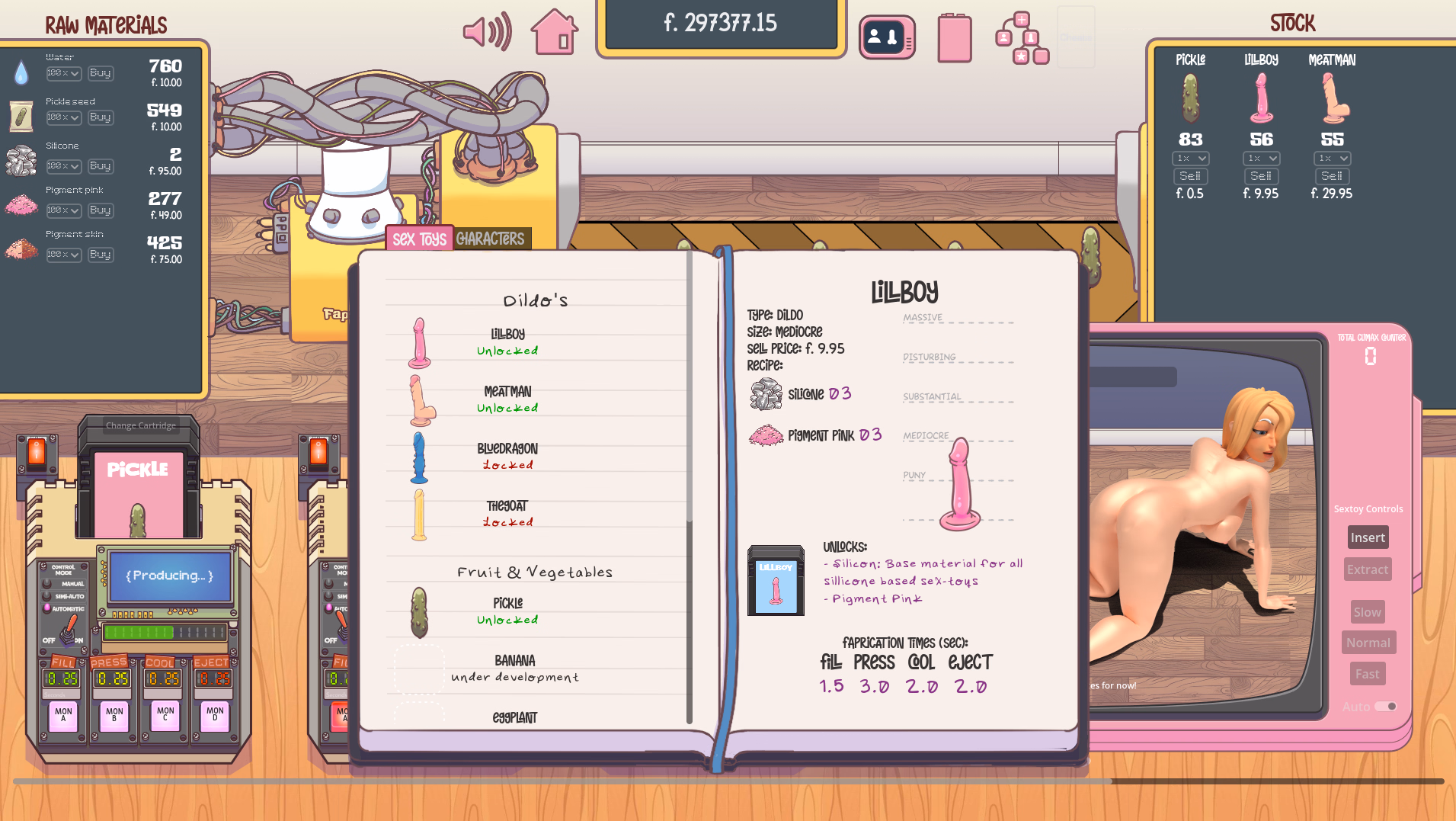 Godot Fapricator3000 [v0.0.67] [CmonzNSFW]